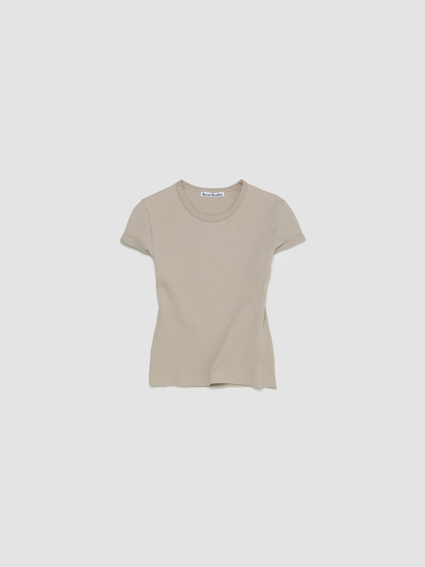 Fitted T-Shirt in Bright Grey