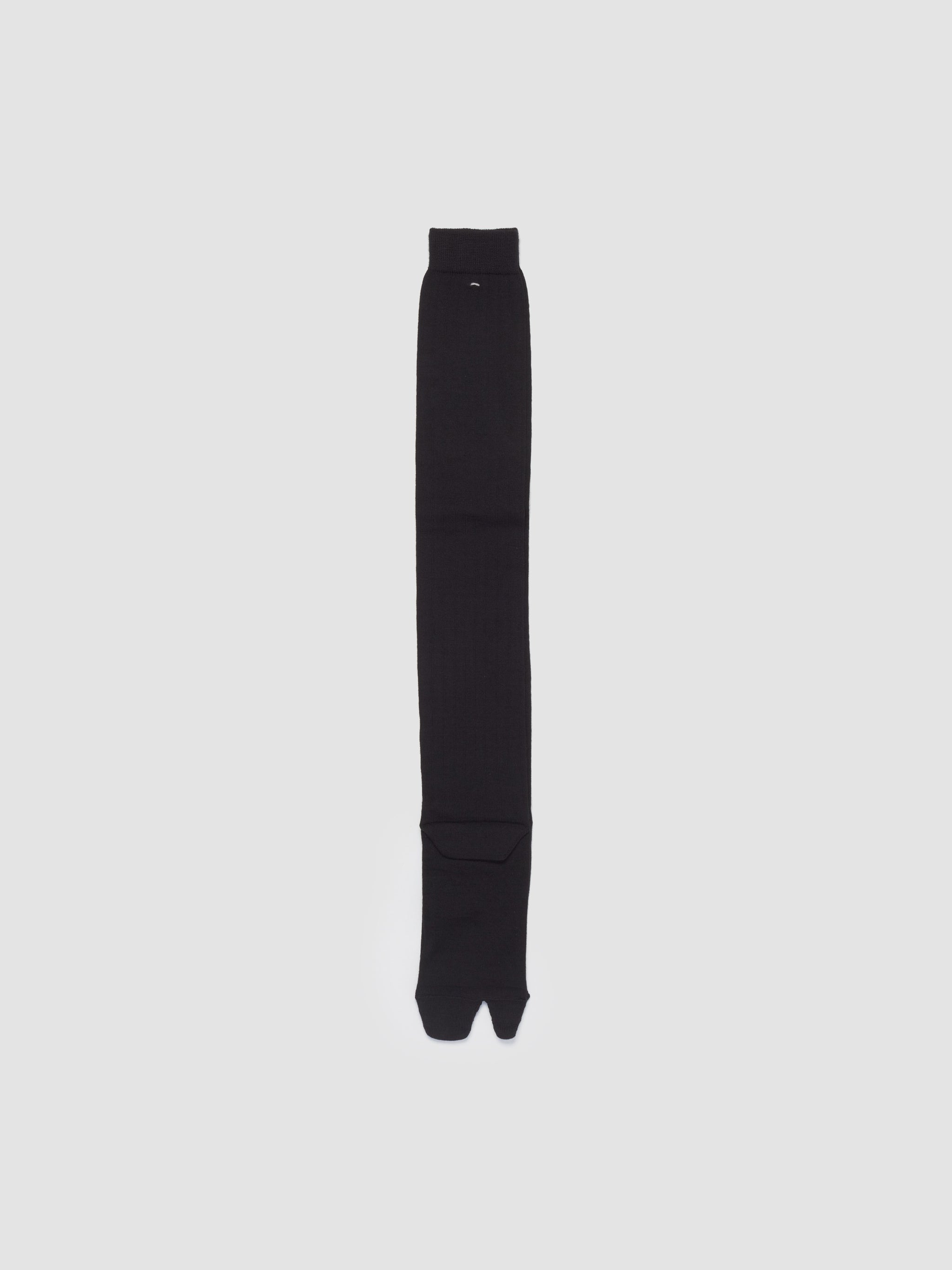 Tabi Over-Knee Socks in Black