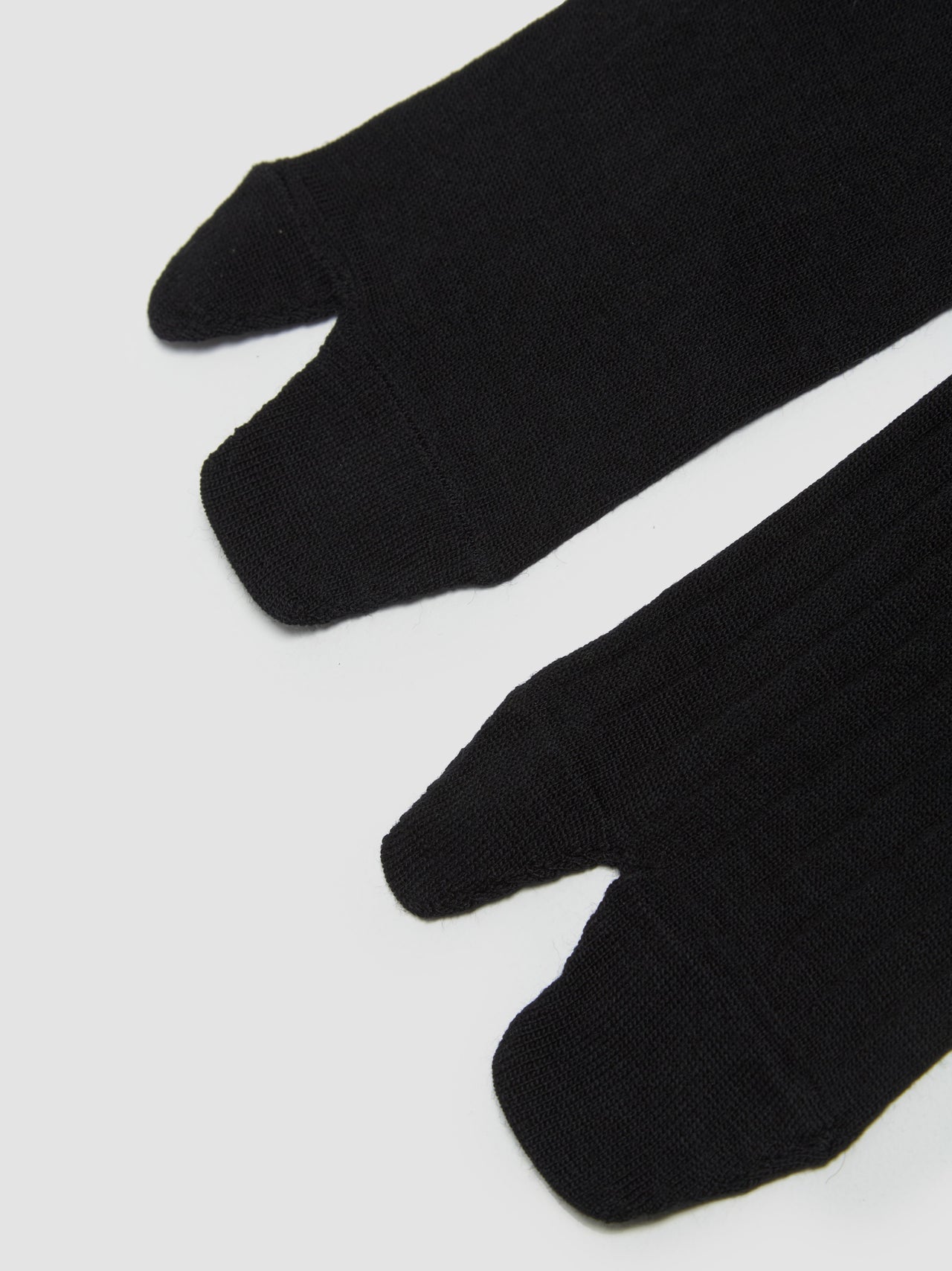 Tabi Over-Knee Socks in Black