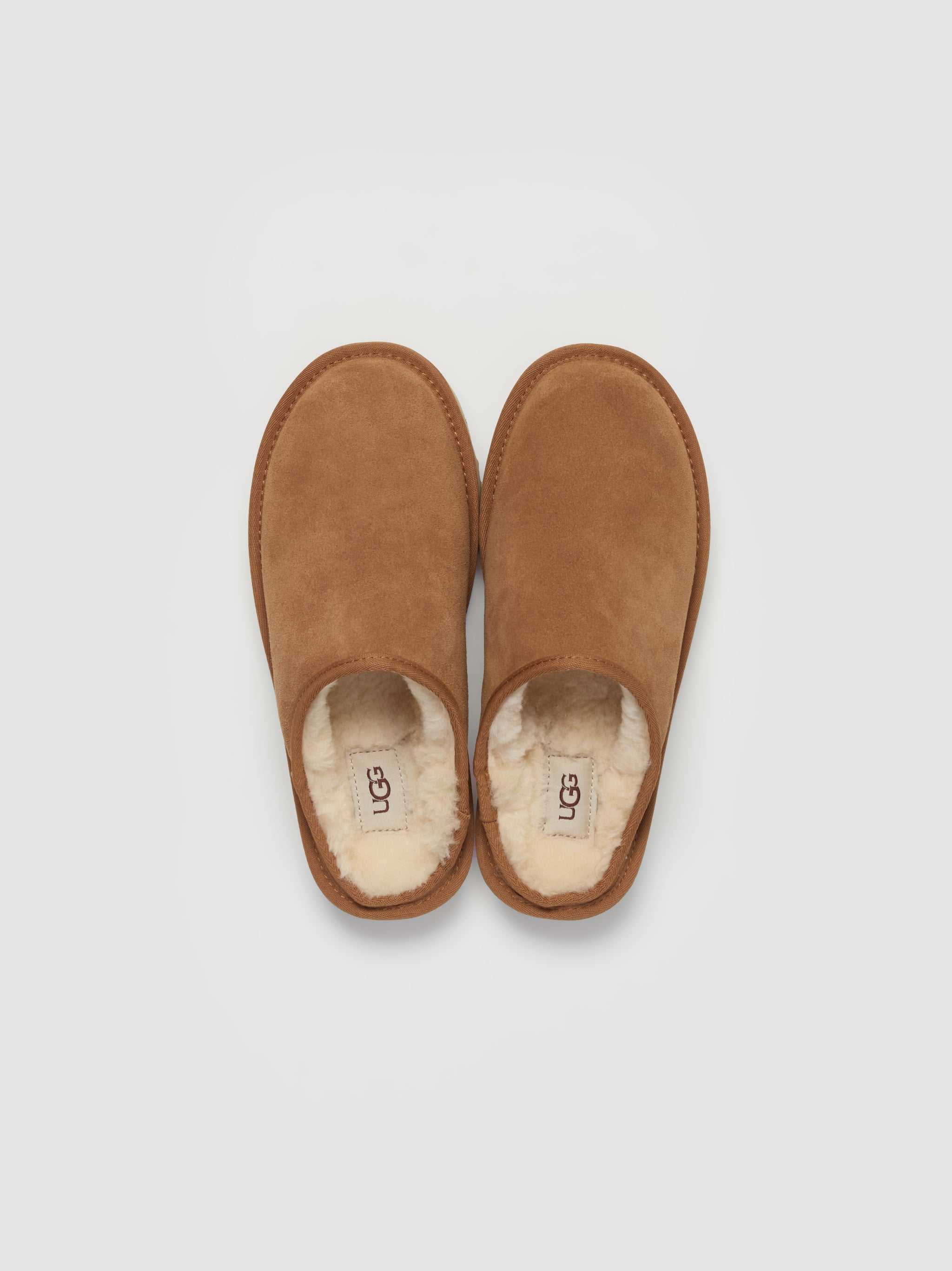 Classic Slip-On Shoes in Chestnut