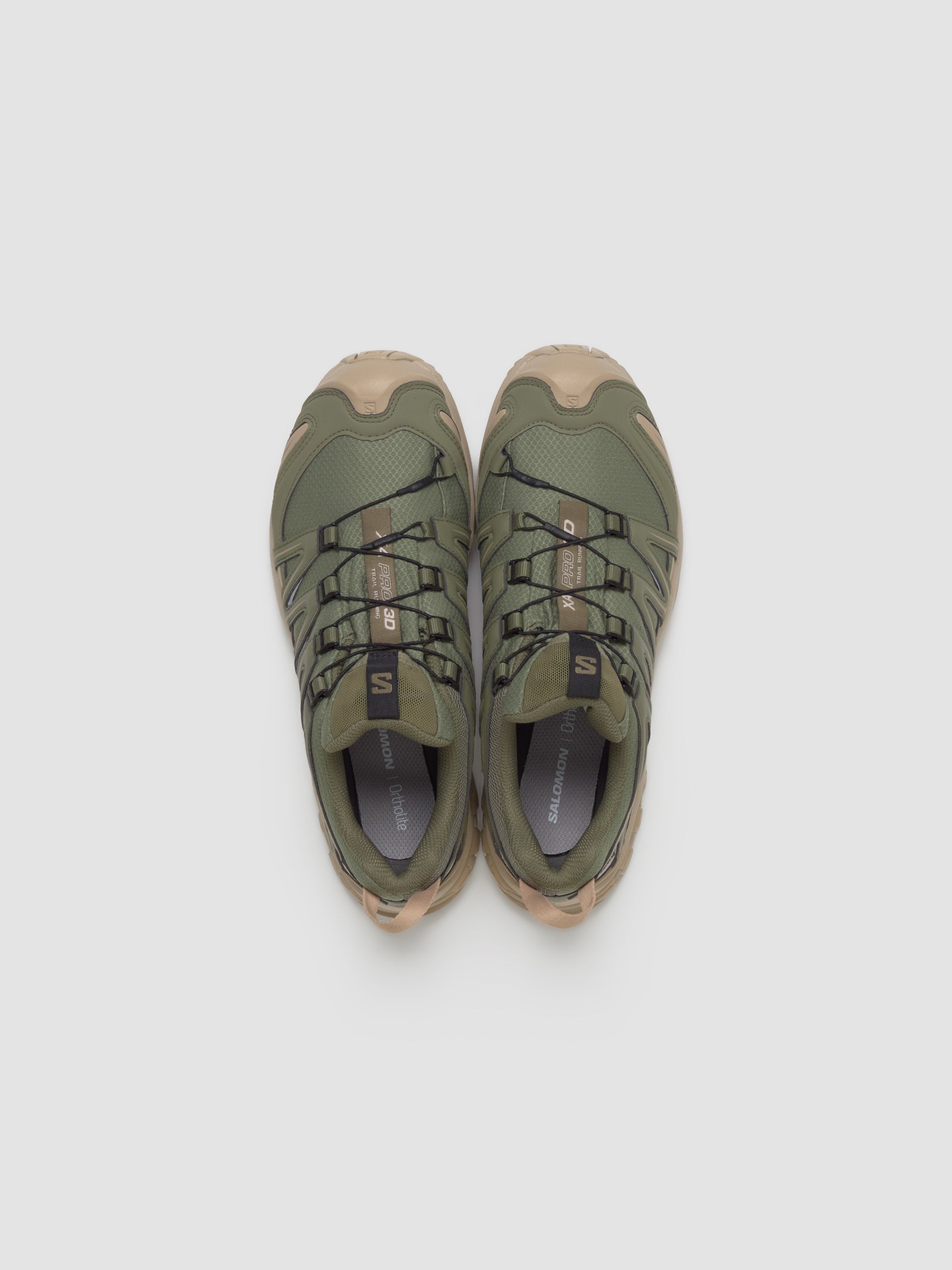 XA PRO 3D GTX Sneaker in Deep Lichen Green & White Pepper