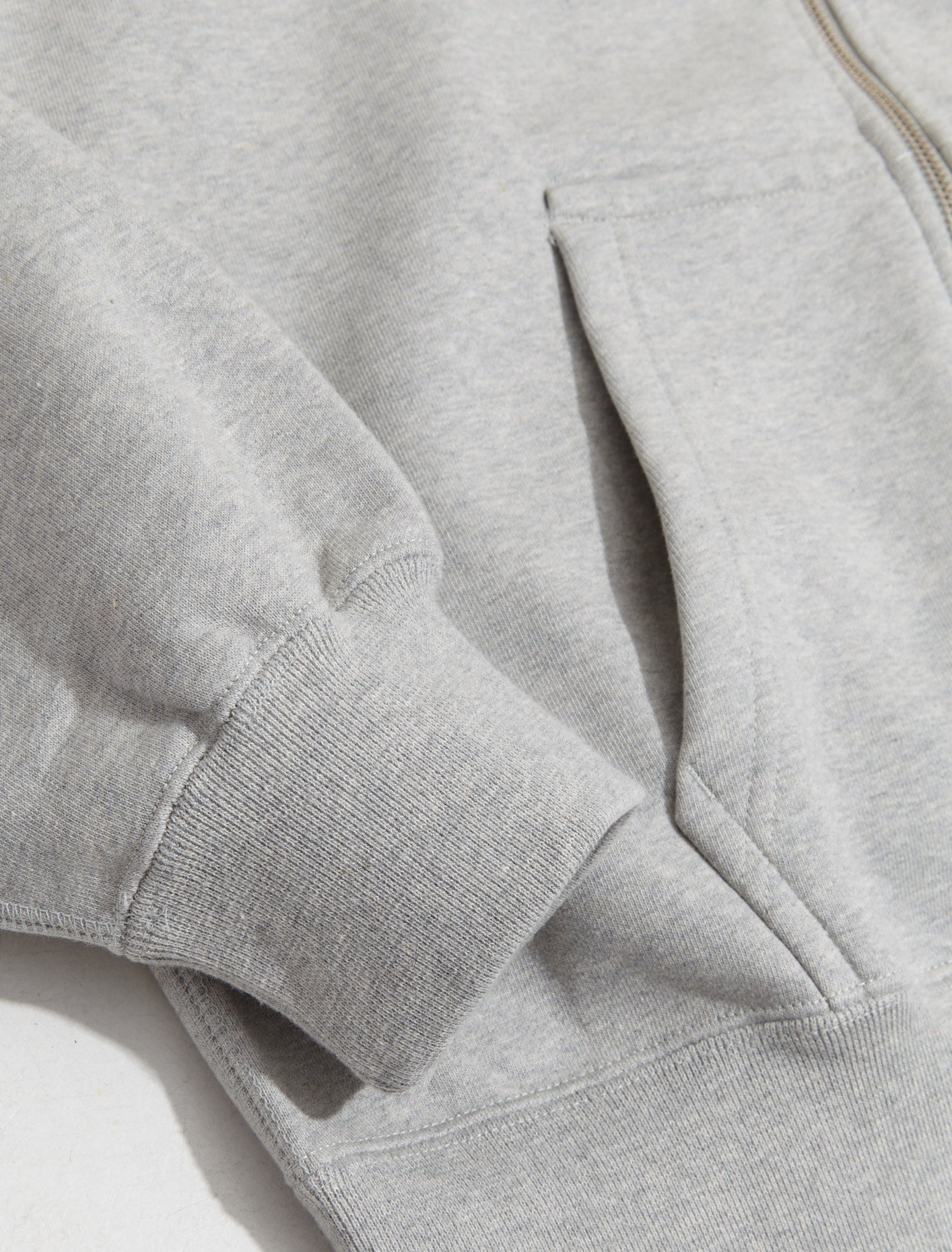 x Stüssy Washed Fleece Hoodie in Grey Heather