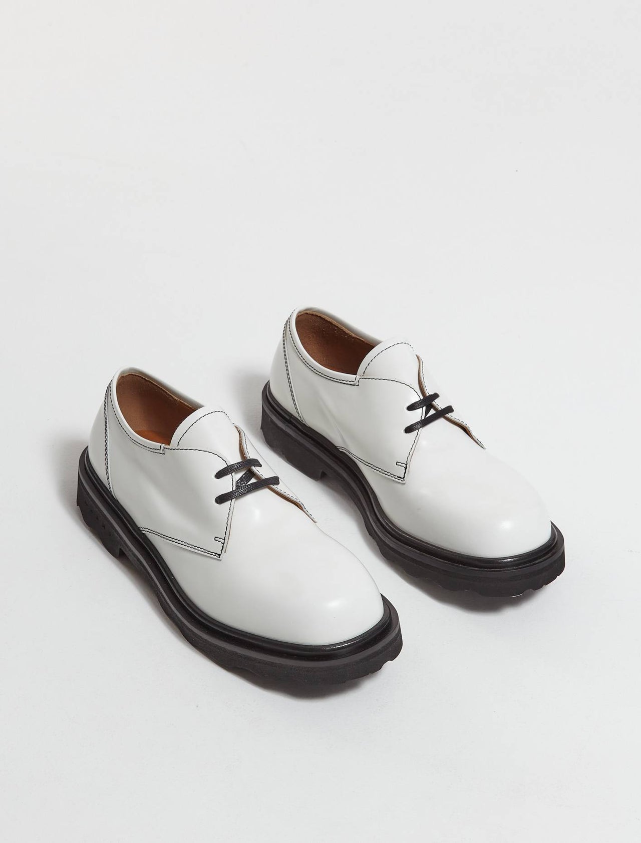 Laced Shoes in Lily White