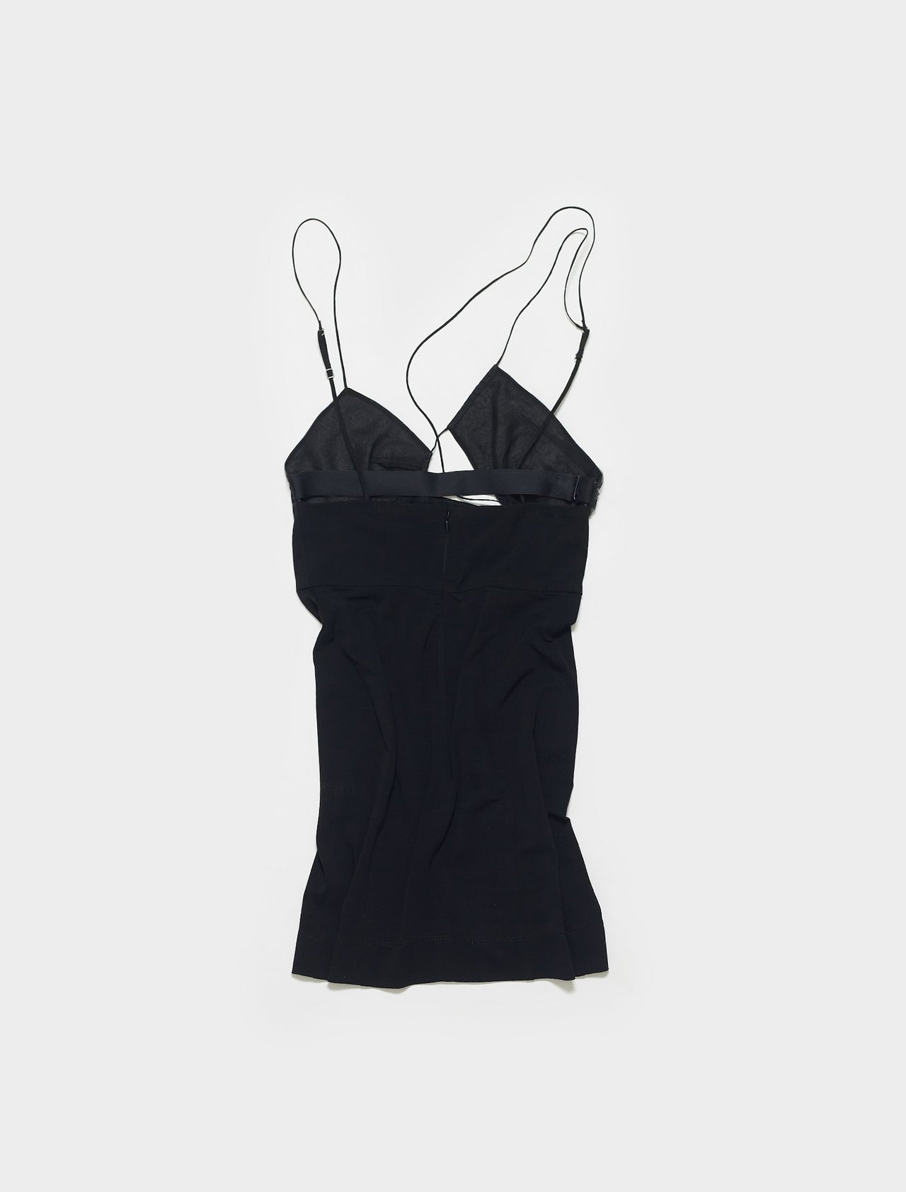 Fitted Bra Mini Dress in Black