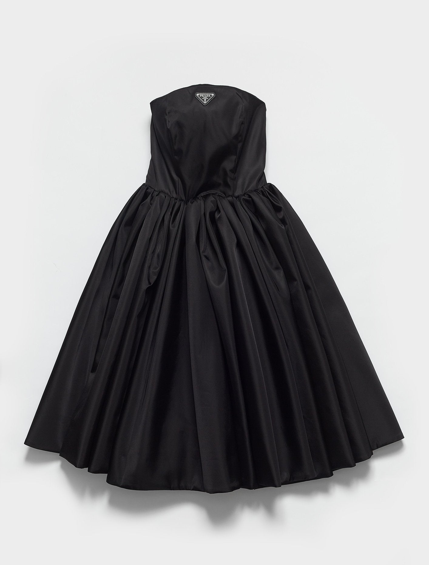 Re-Nylon Corset Dress in Black