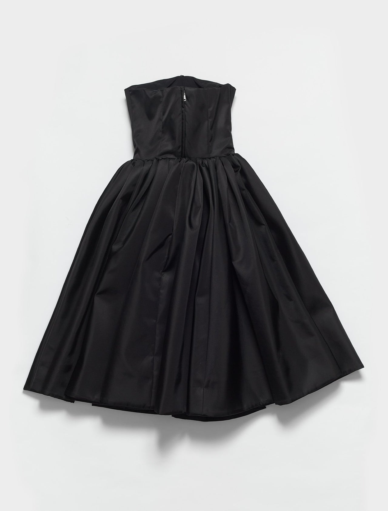 Re-Nylon Corset Dress in Black