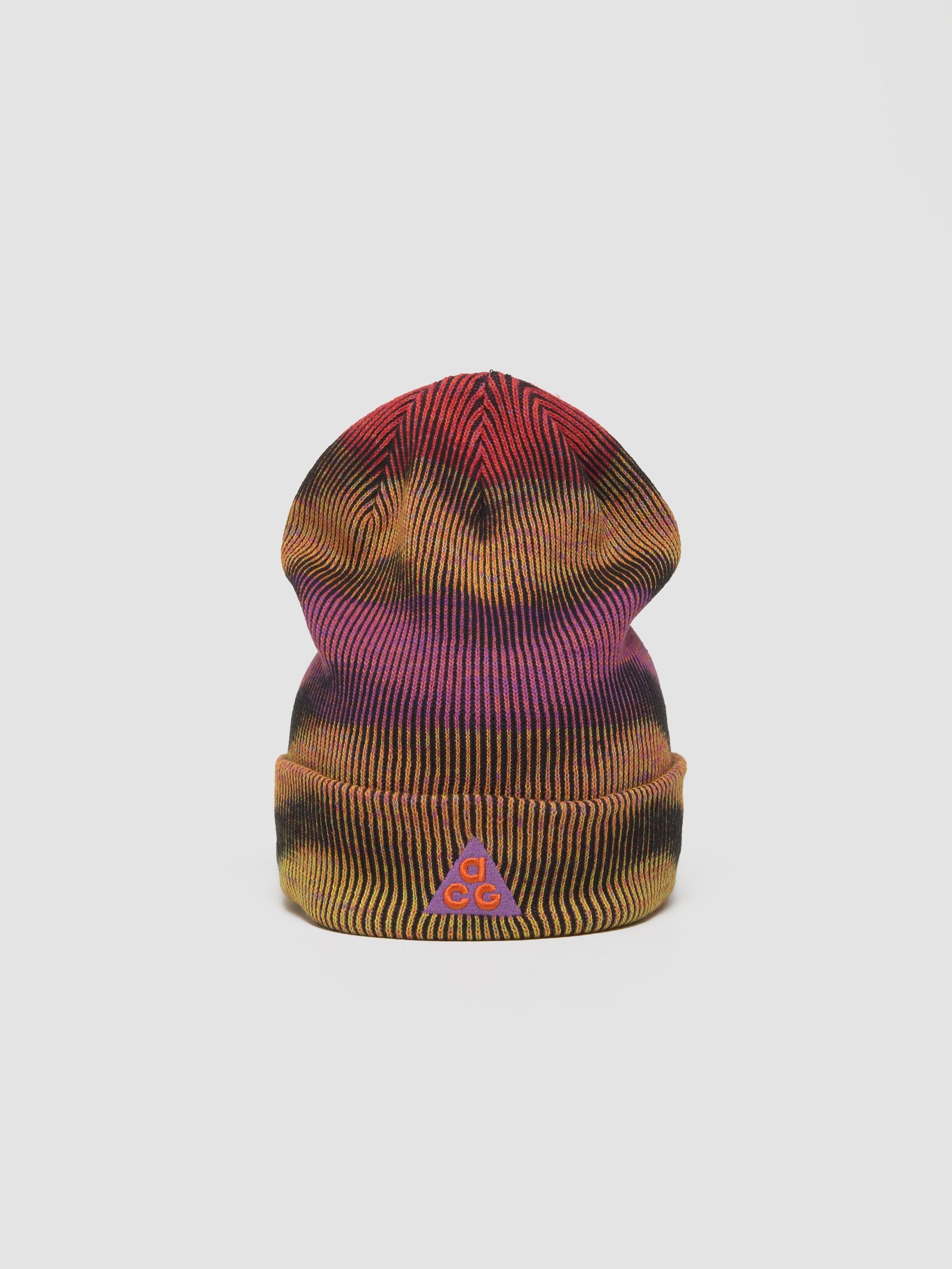 Peak Beanie in Safety Orange & Lightening