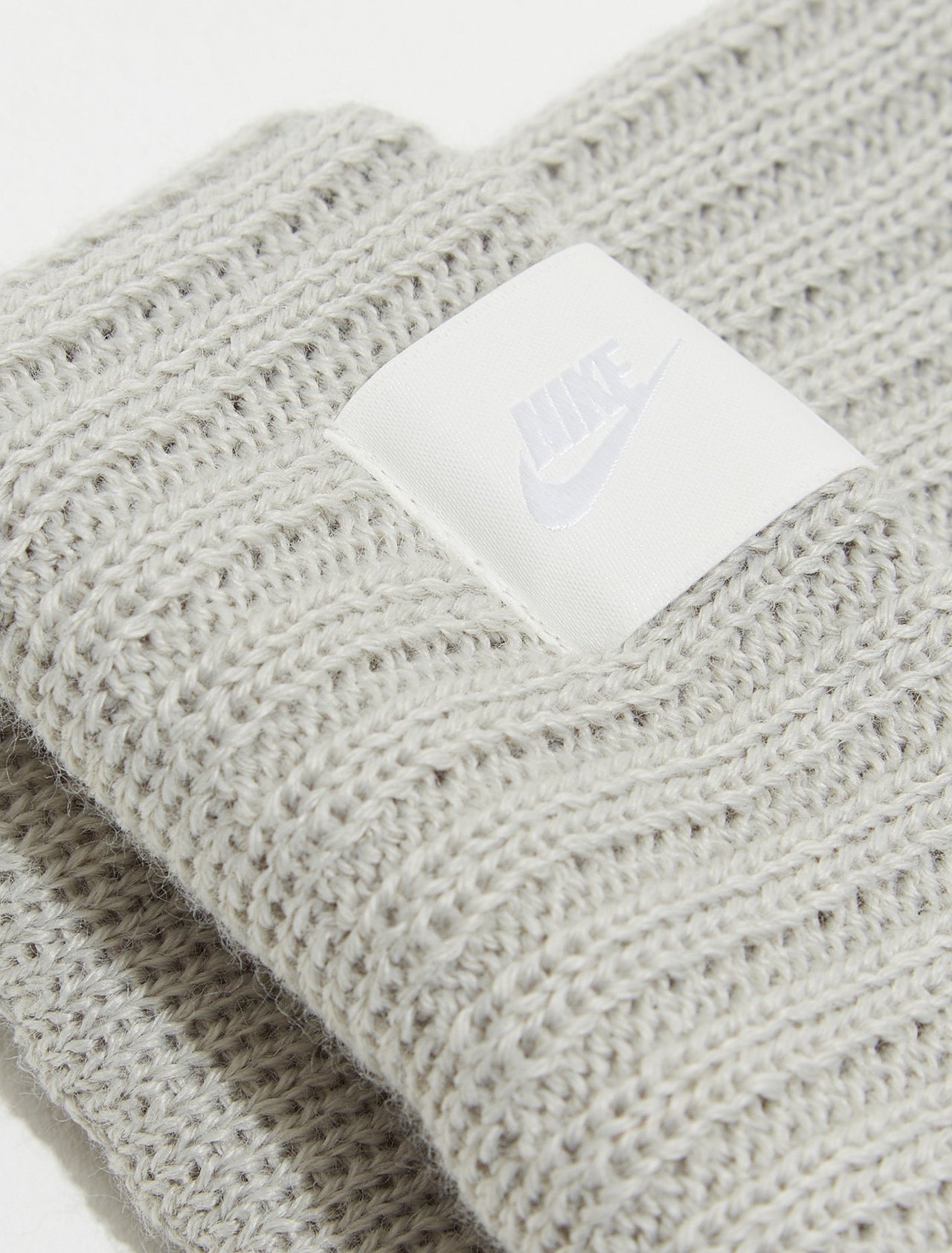 NRG Solo Swoosh Beanie in Black & Grey