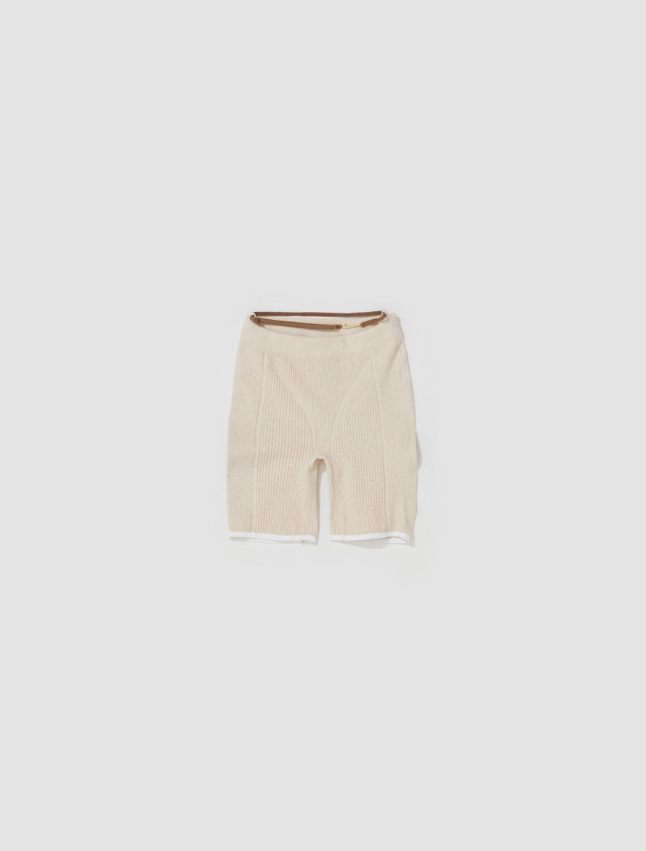 x Jacquemus Shorts in Pearl White