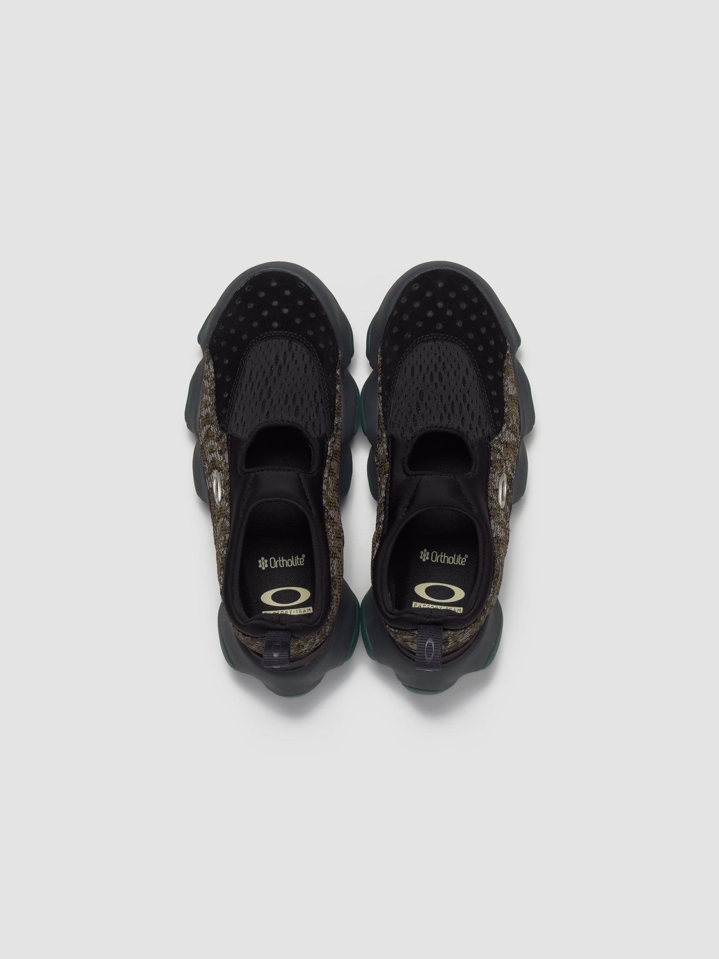 Jacquard Flesh Sandal in Camo & Black