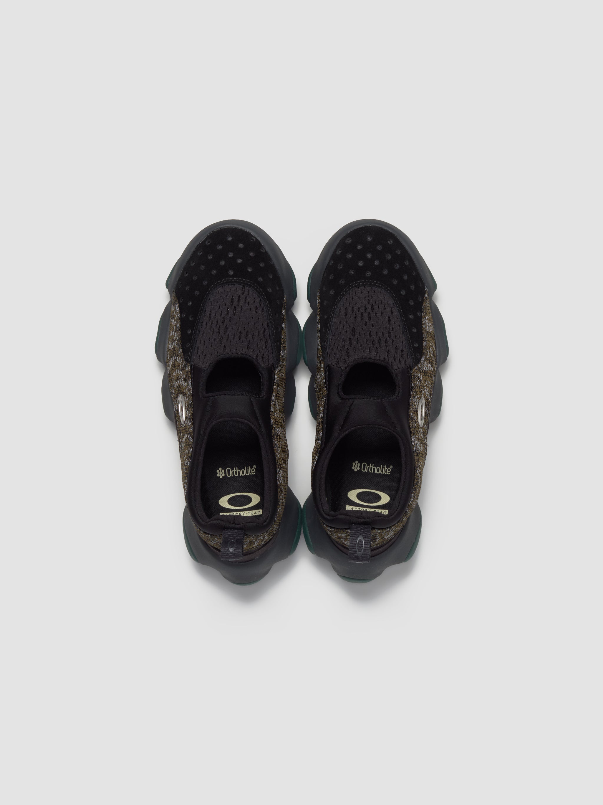 Jacquard Flesh Sandal in Camo & Black