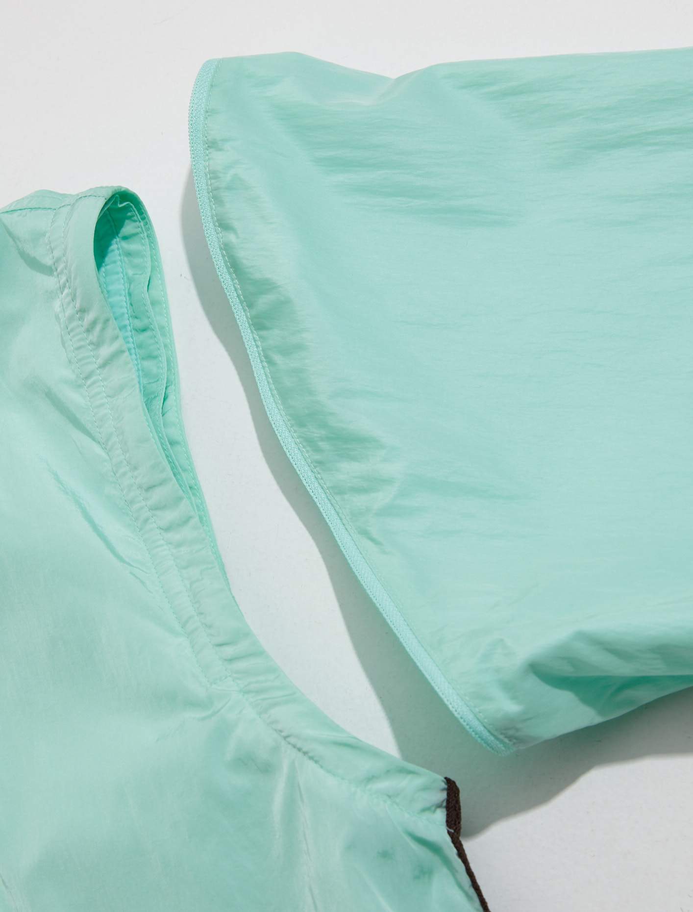 x Wales Bonner Nylon Anorak in Clear Mint