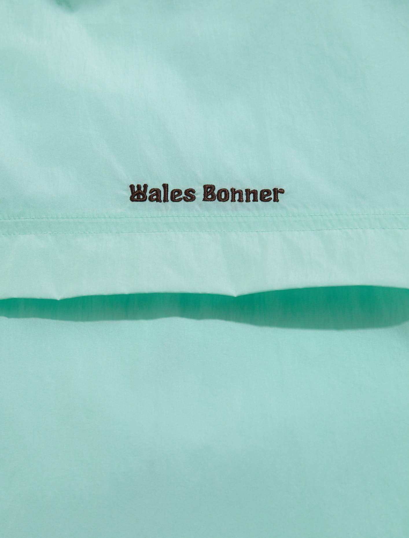 x Wales Bonner Nylon Anorak in Clear Mint
