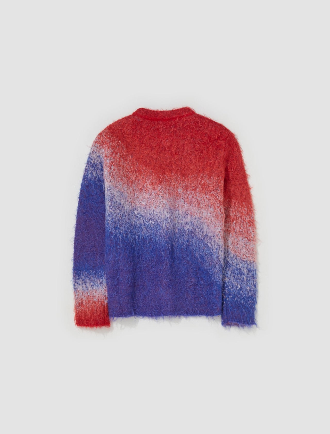 Degrade Gradient Sweater in Blue & Red