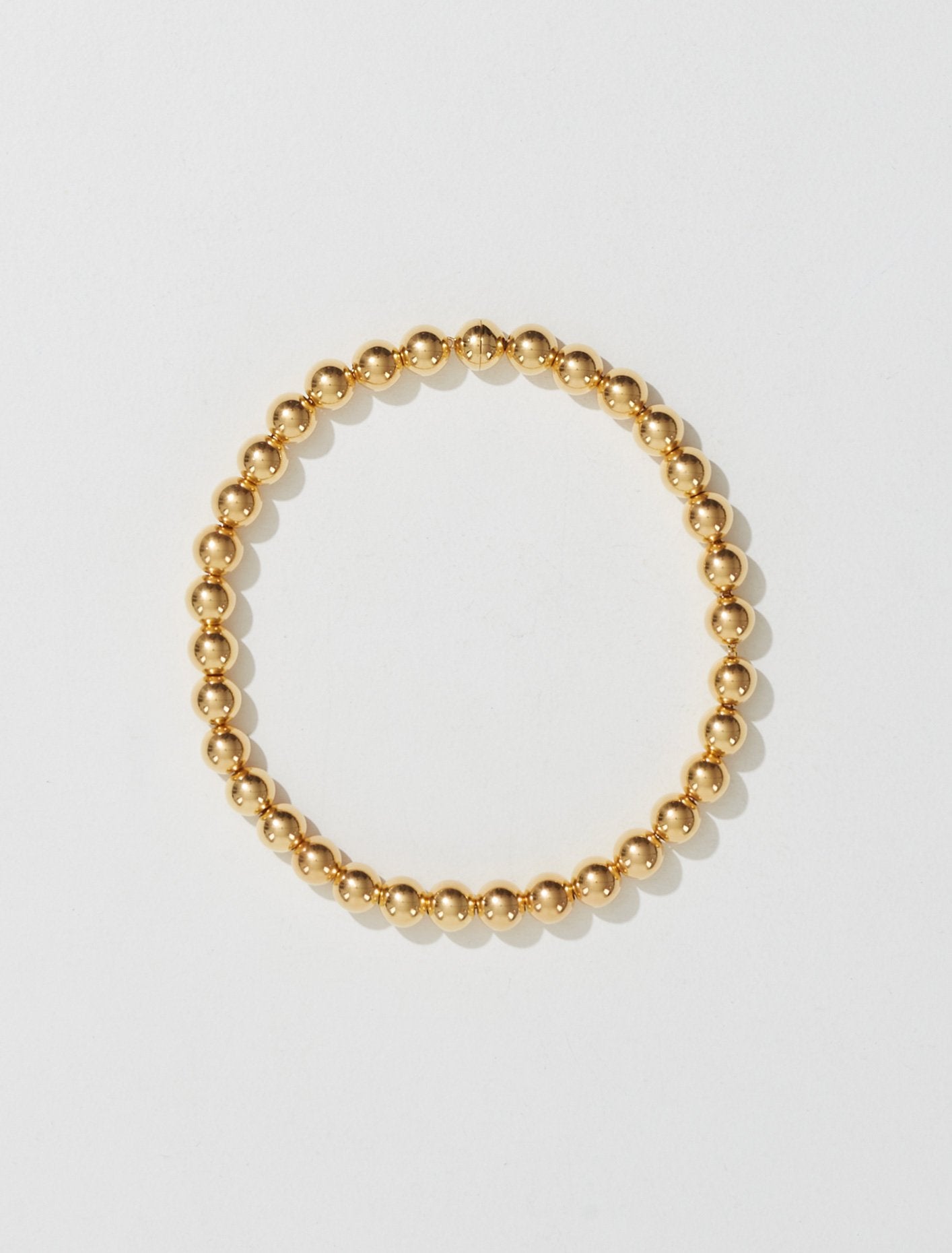 Metal Sphere Necklace in Gold