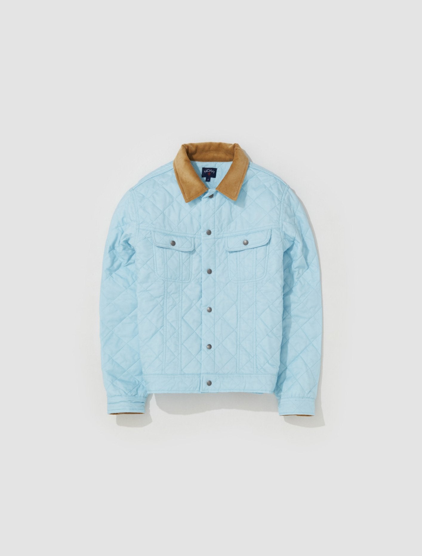 Noah - Quilted Trucker Jacket in Light Blue - OW030SS23LBL – Voo Store