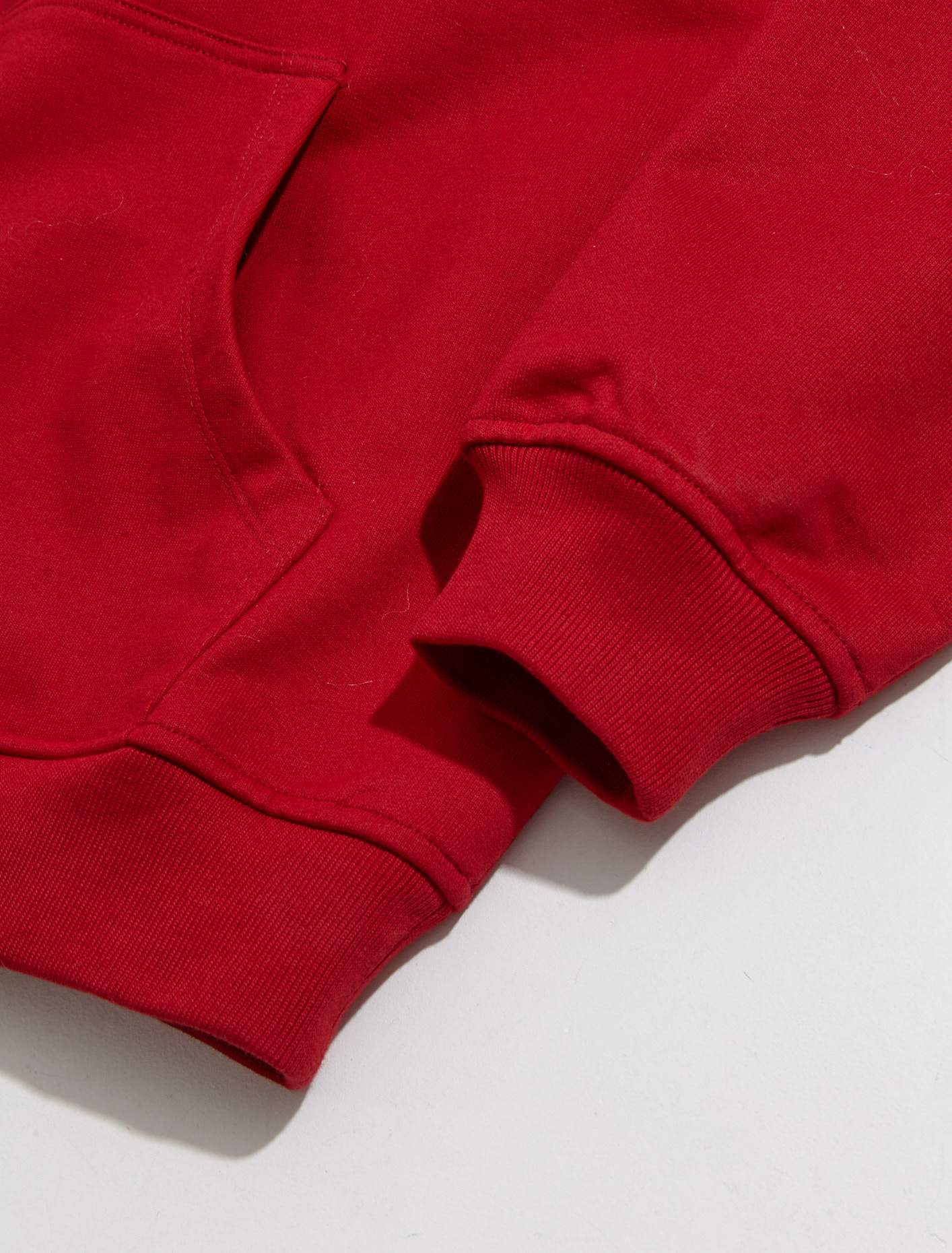 Logo Hoodie in Dark Red