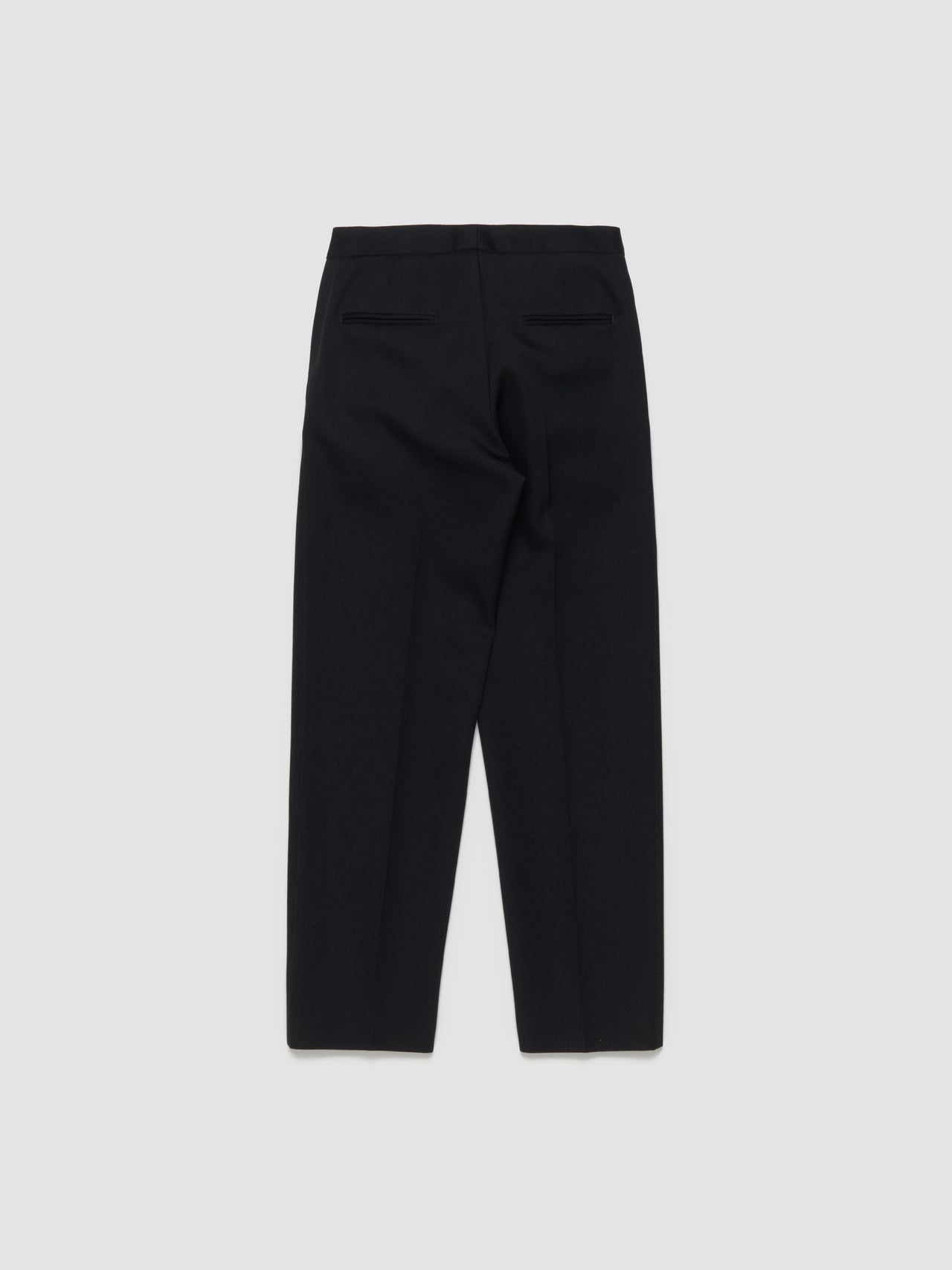 Gabardine Tailored Trousers in Black