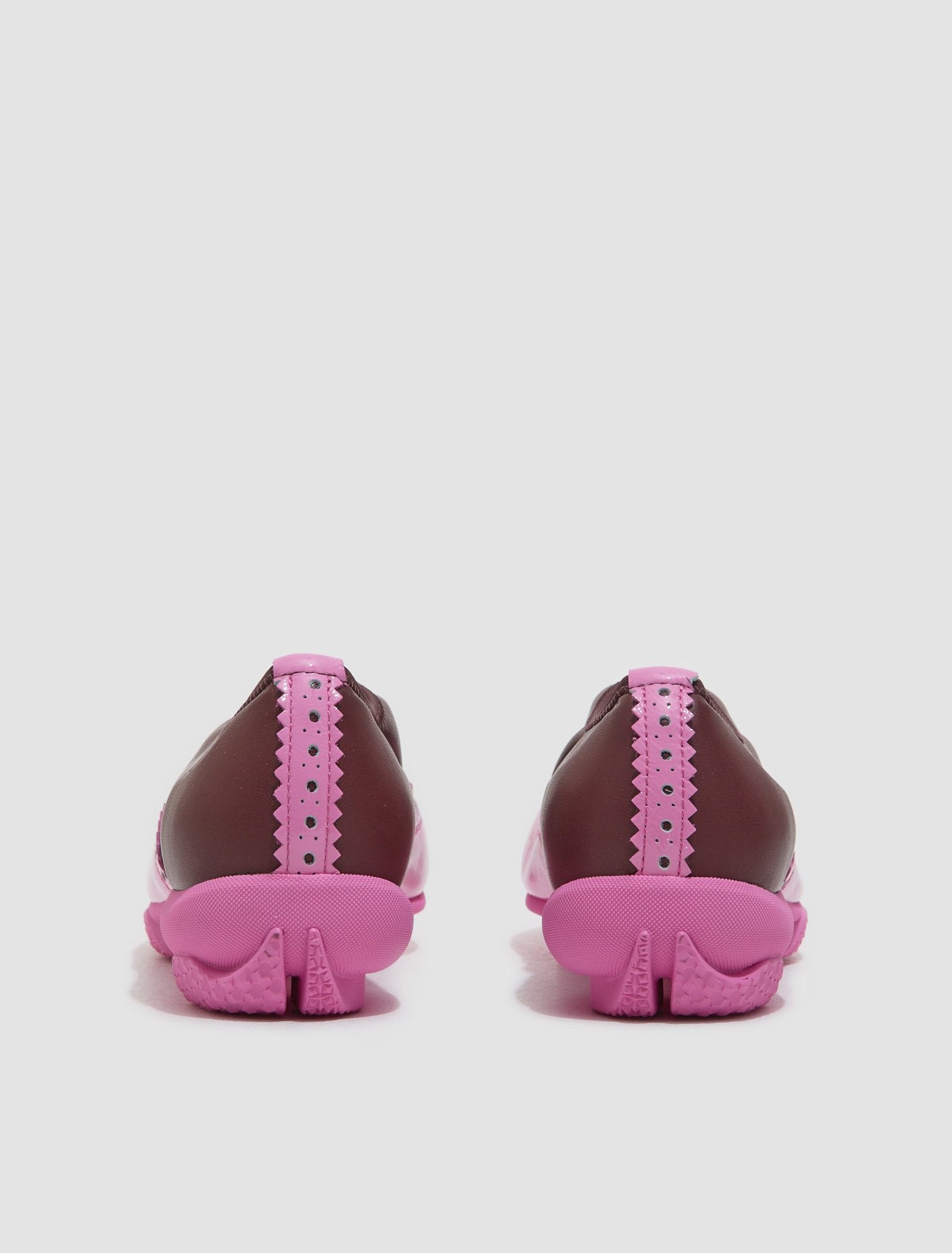 Sonia Slip On Brogue in Burgundy