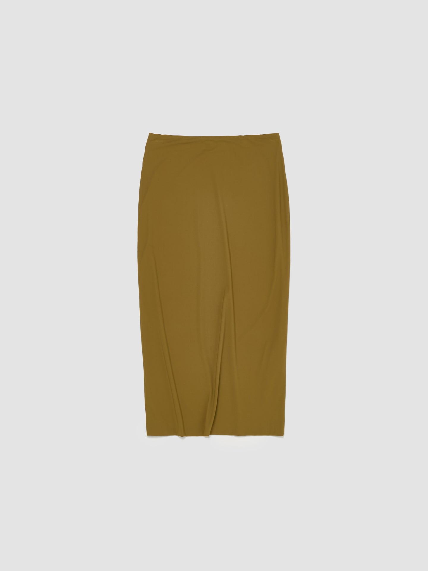 Stretch Jersey Skirt in Olive