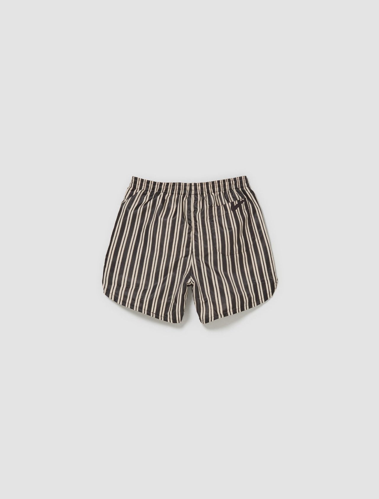 x Bode Scrimmage Shorts in Ecru & Shadow Brown