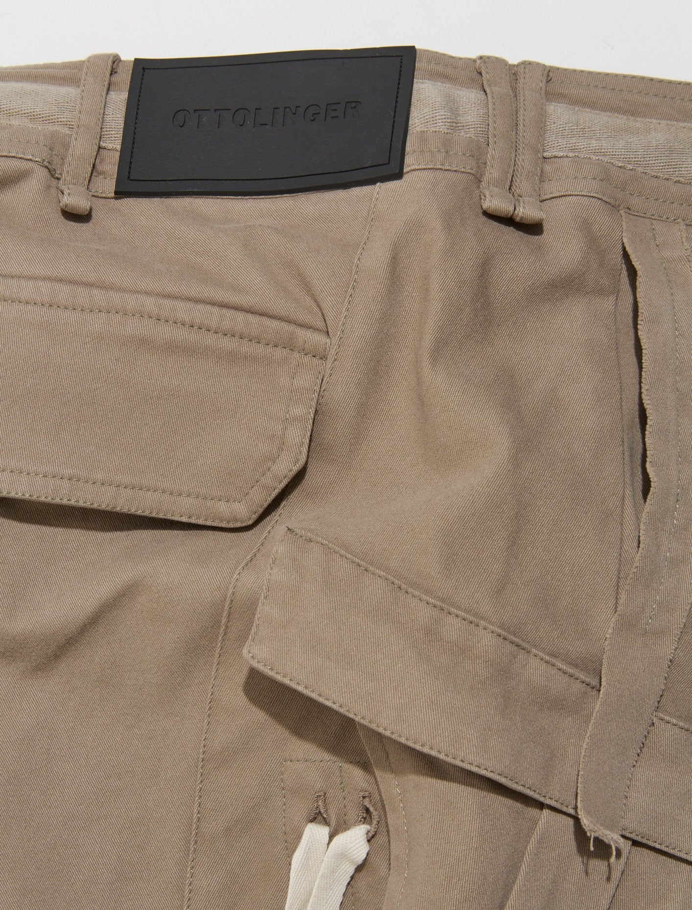 Cargo Capri Pants in Olive Grey