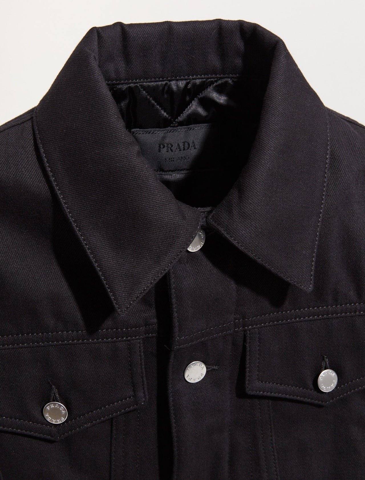 Bull Denim Vest in Black