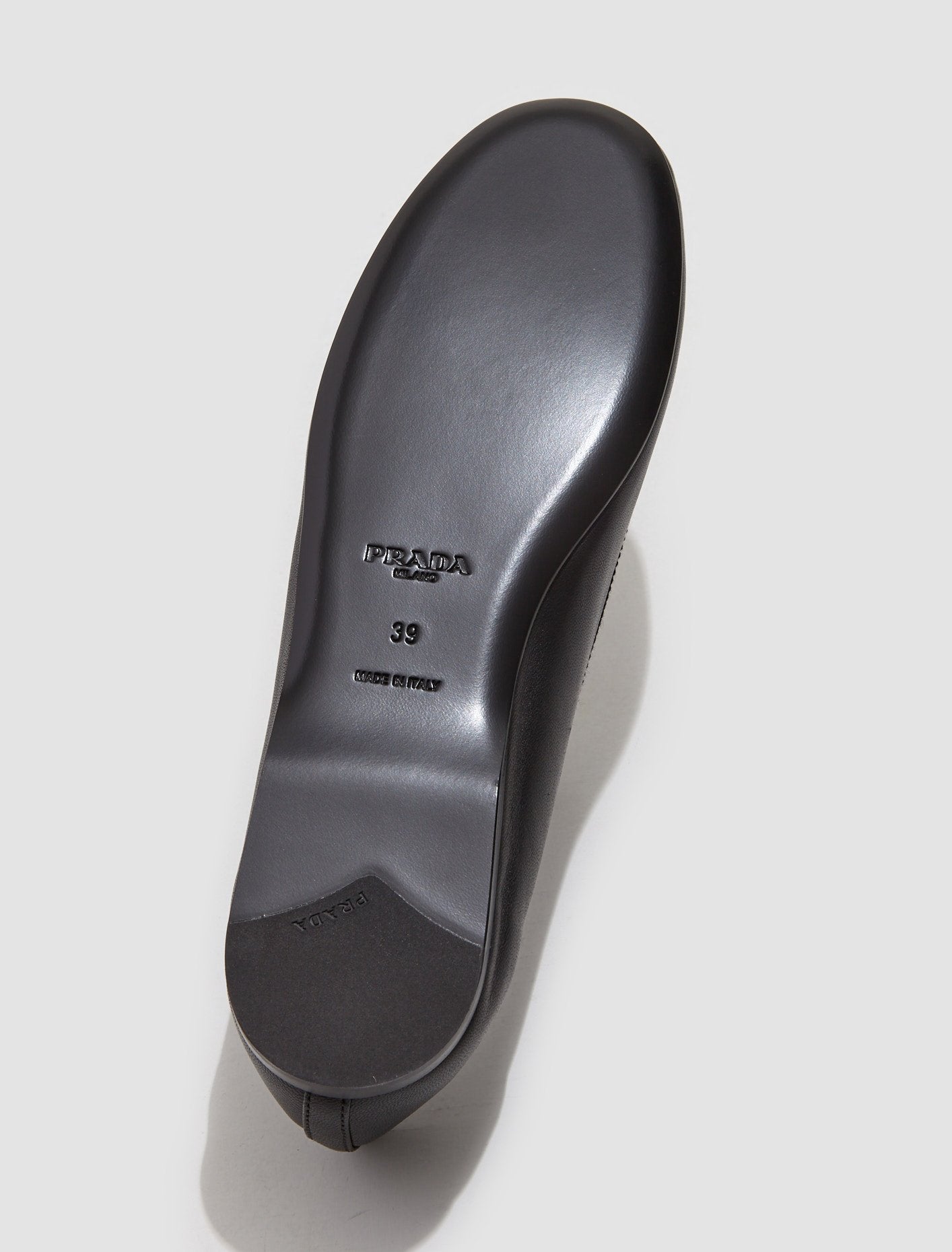 Nappa Leather Ballerinas in Black