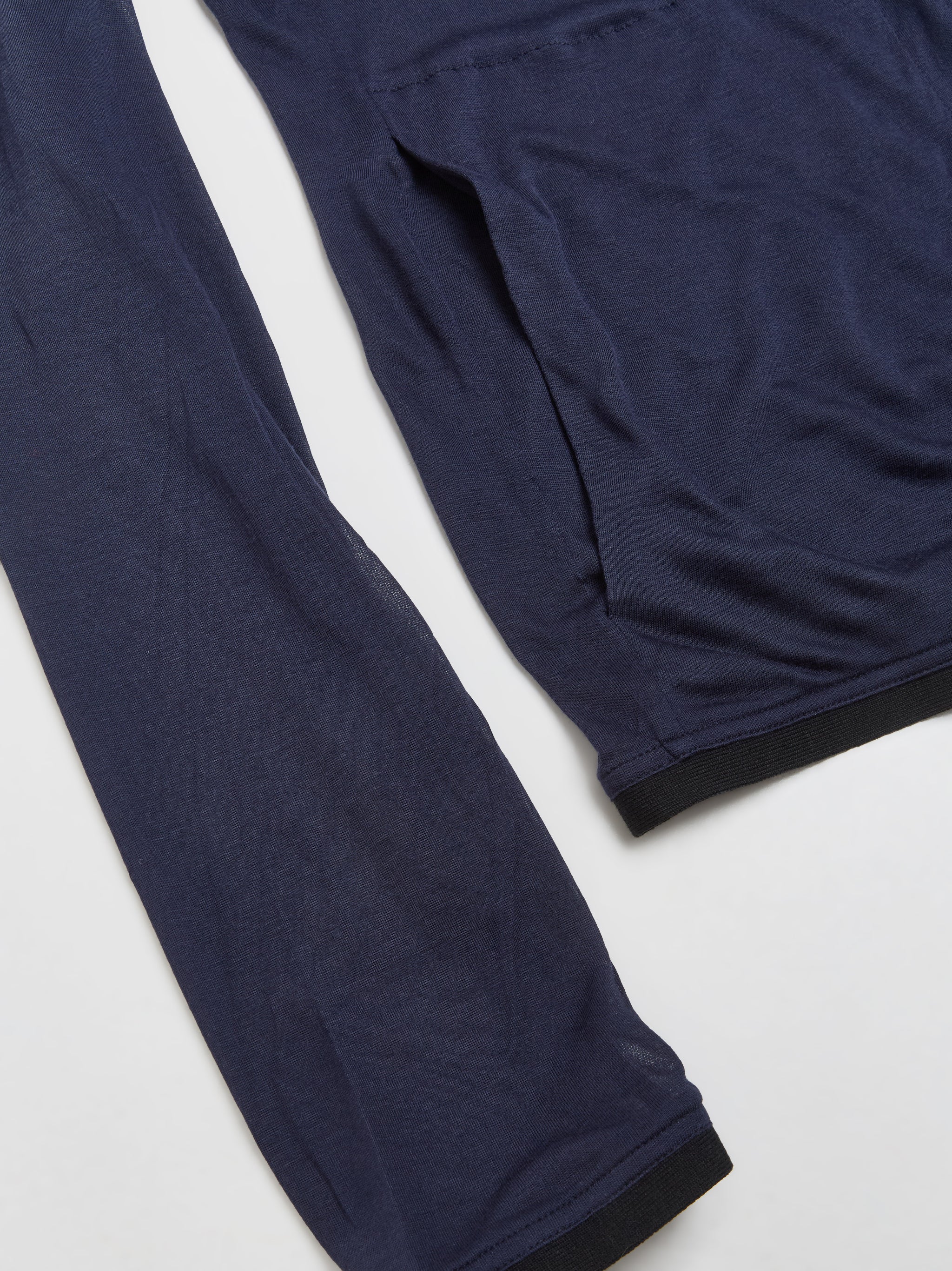 Sidur Long Sleeve Half-Zip Top in Navy