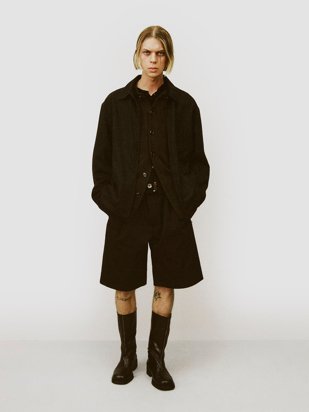 Ponte Shorts in Black