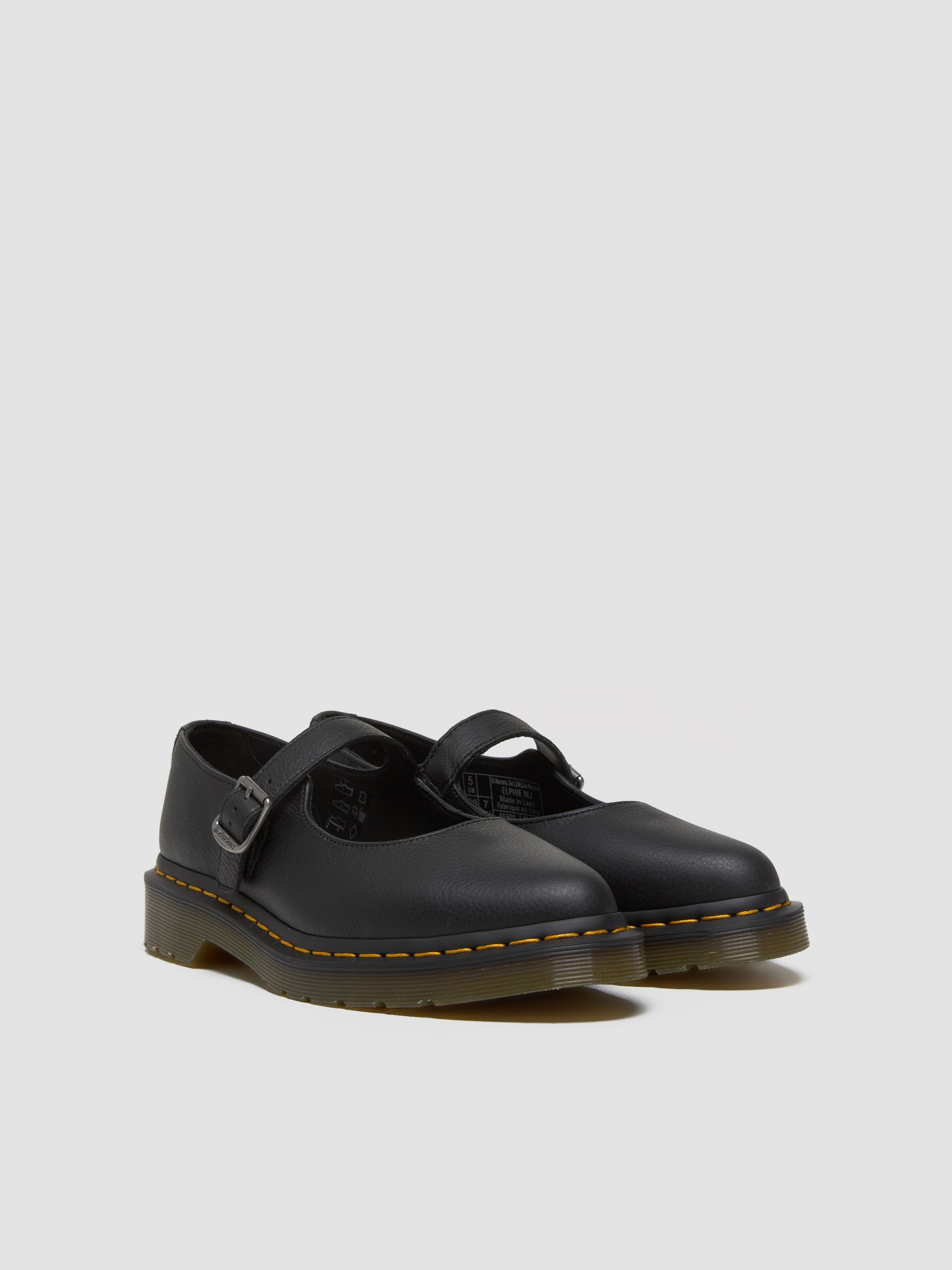 Elphie Mary Jane Shoes in Black