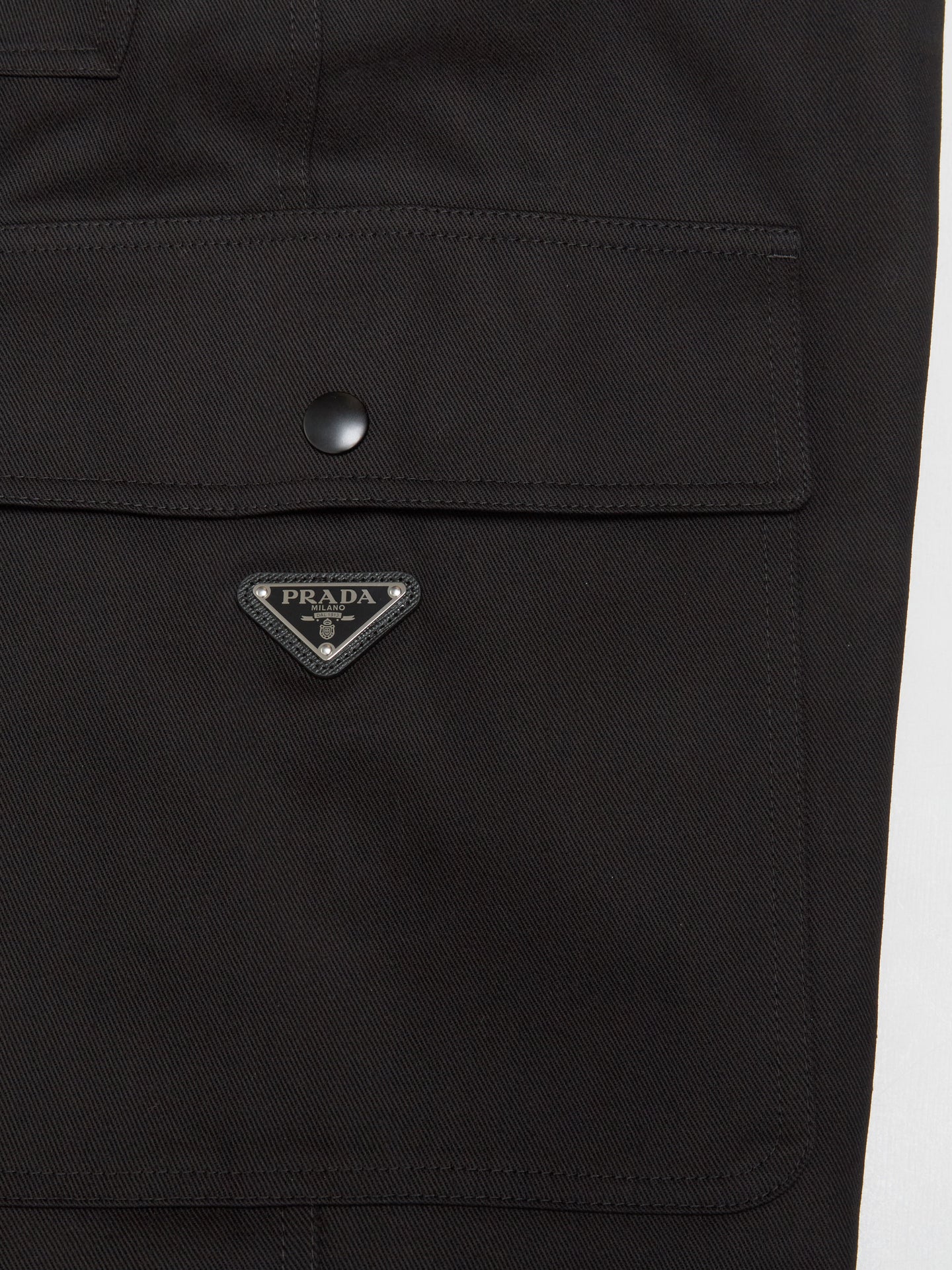 Drill Trousers in Black