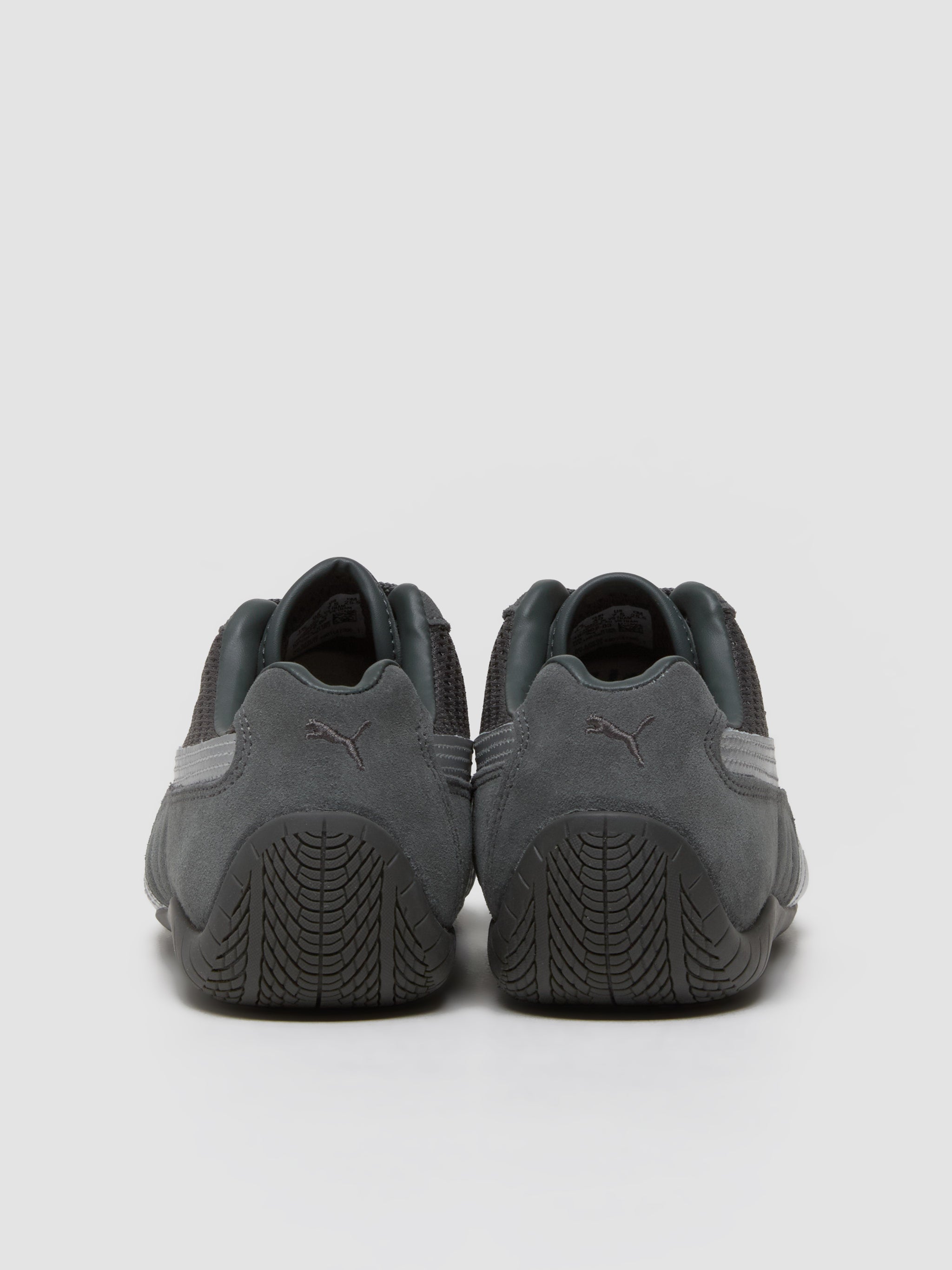 Speedcat Premium Sneaker in Shadow Gray & Metallic Silver