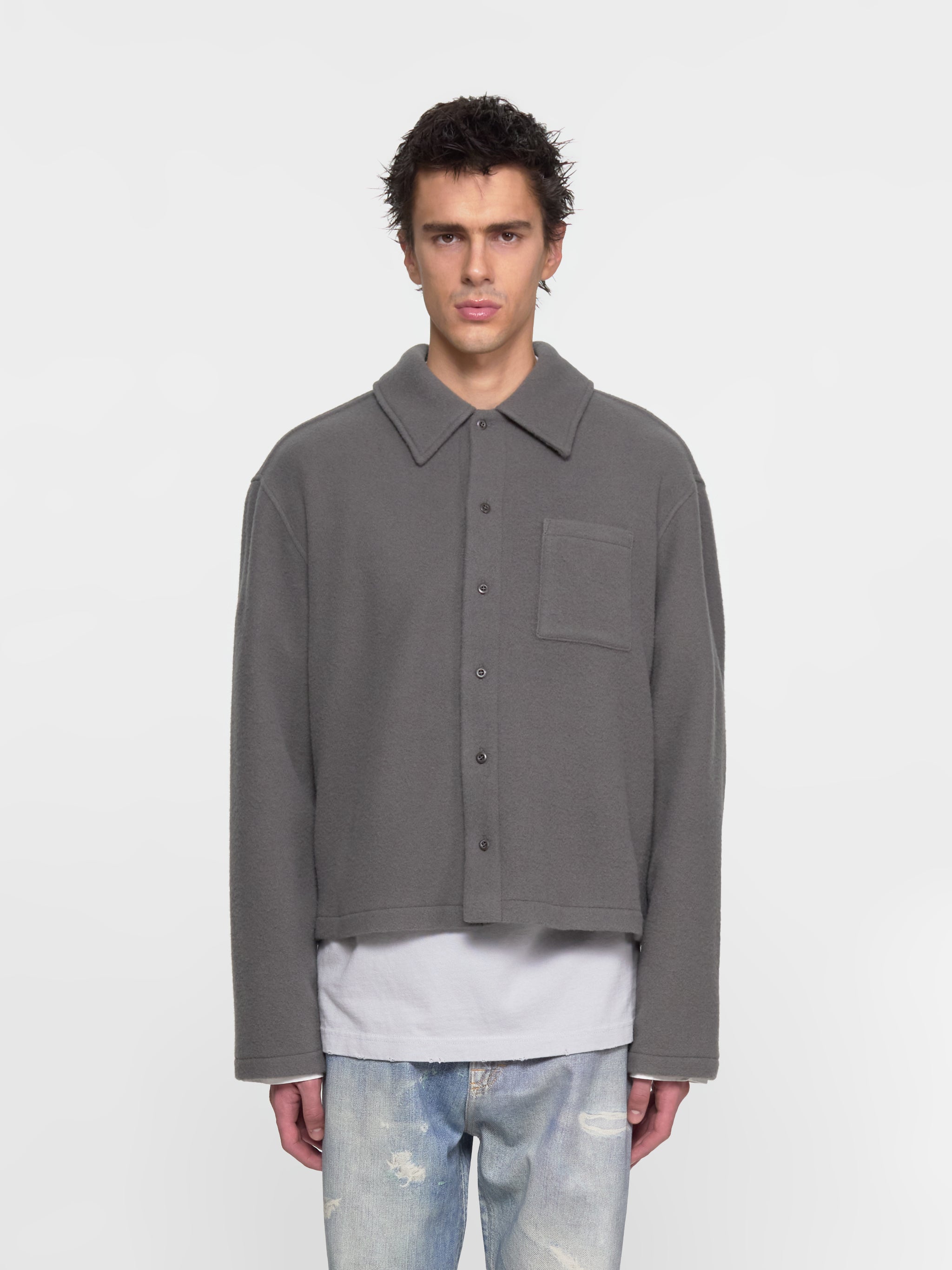 Fleece Shirt in Castlerock