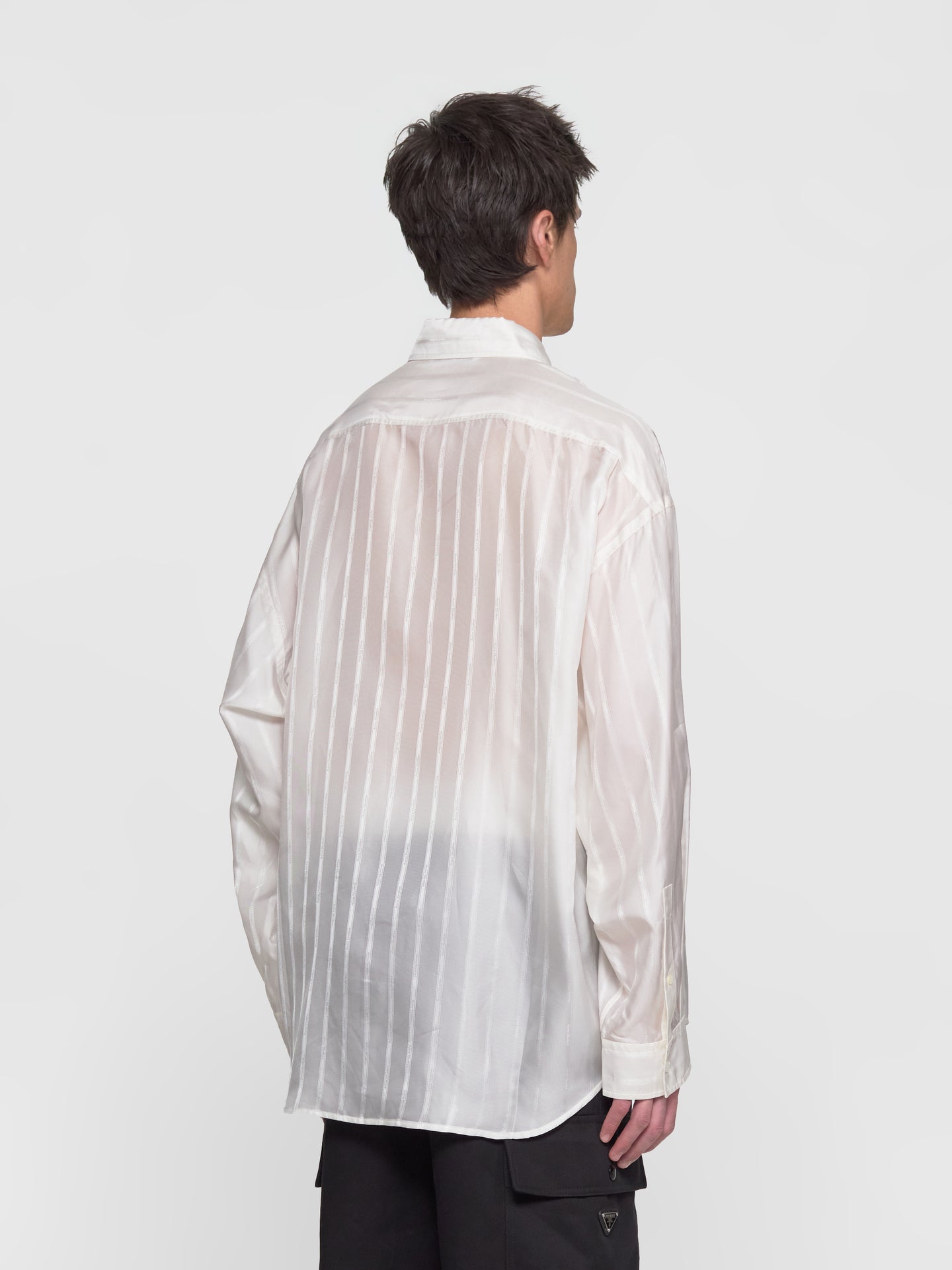 Striped Shirt in White