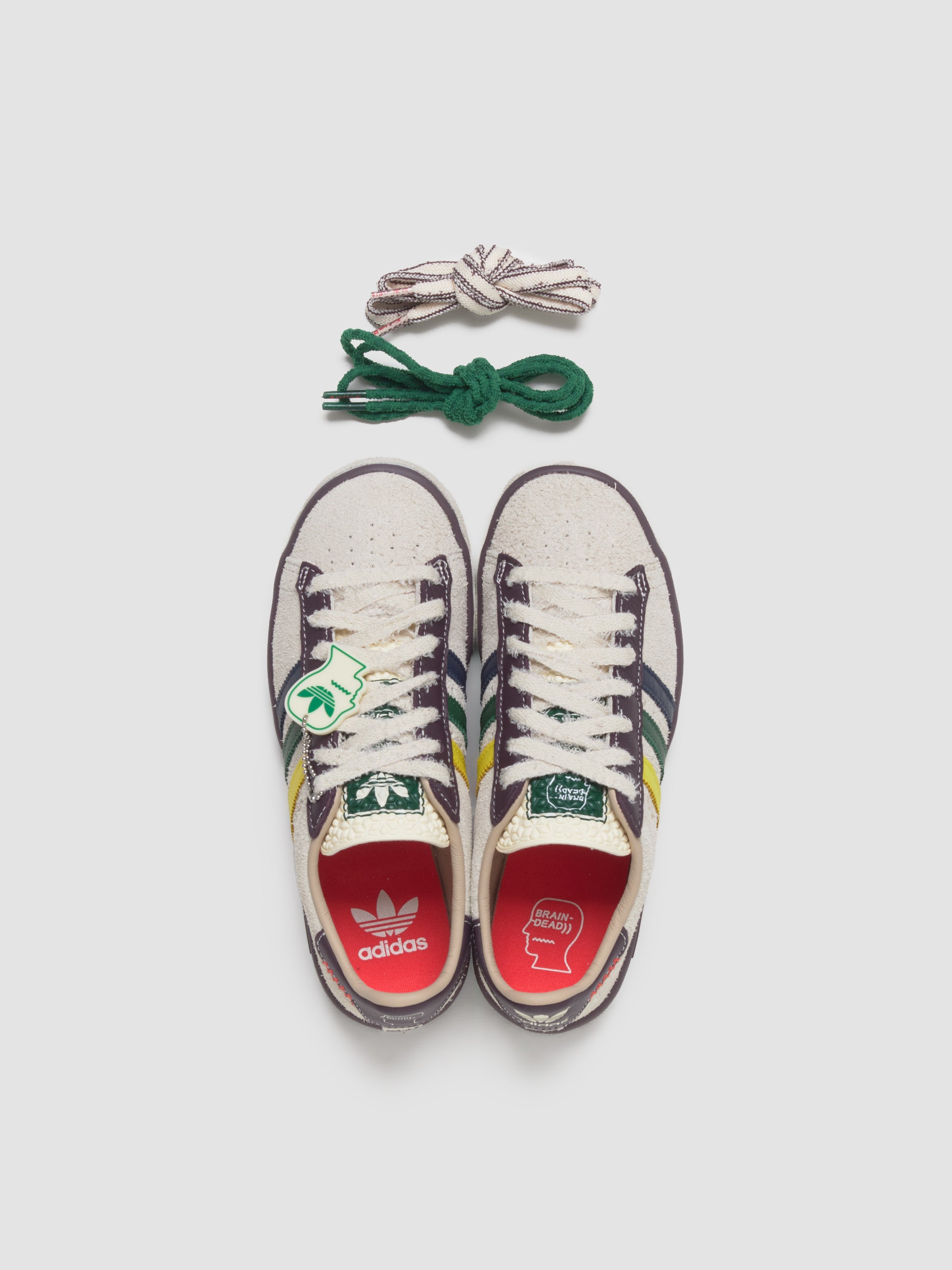 x Brain Dead Forest Hills Sneaker in Cream White & Pantone