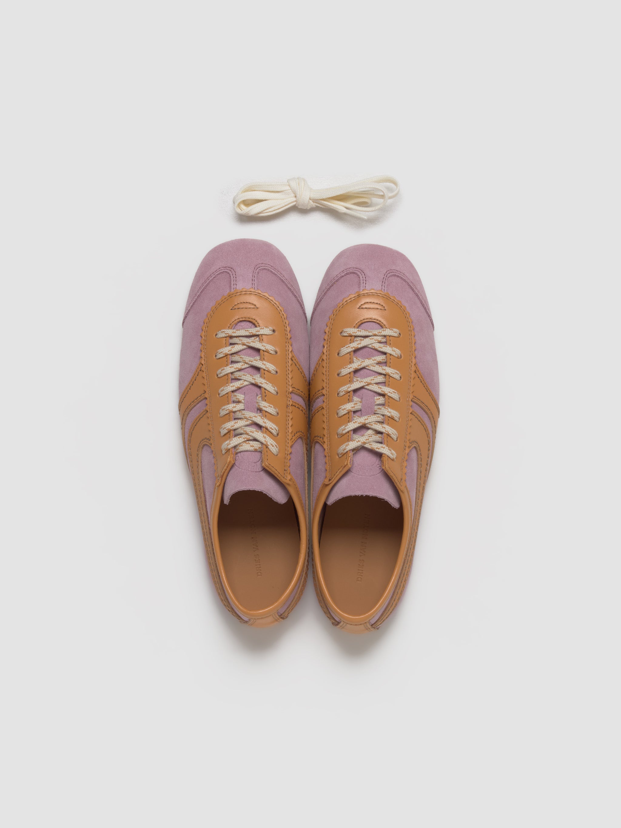 Women's Suede Sneaker in Blush
