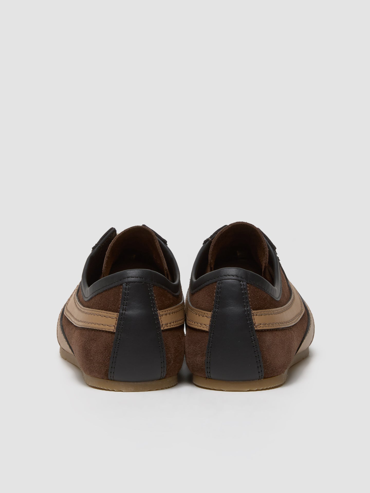 Women's Suede Sneaker in Dark Brown