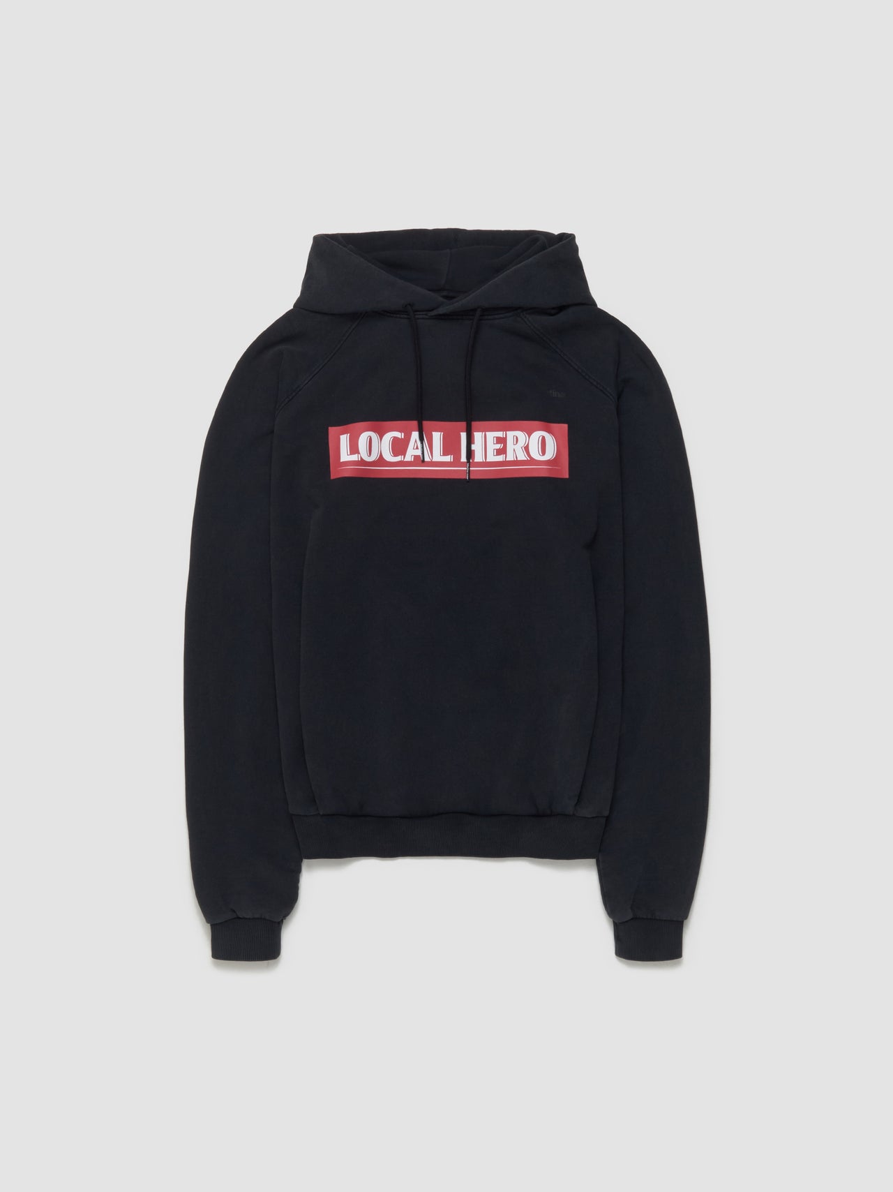 Raglan Hoodie in Black