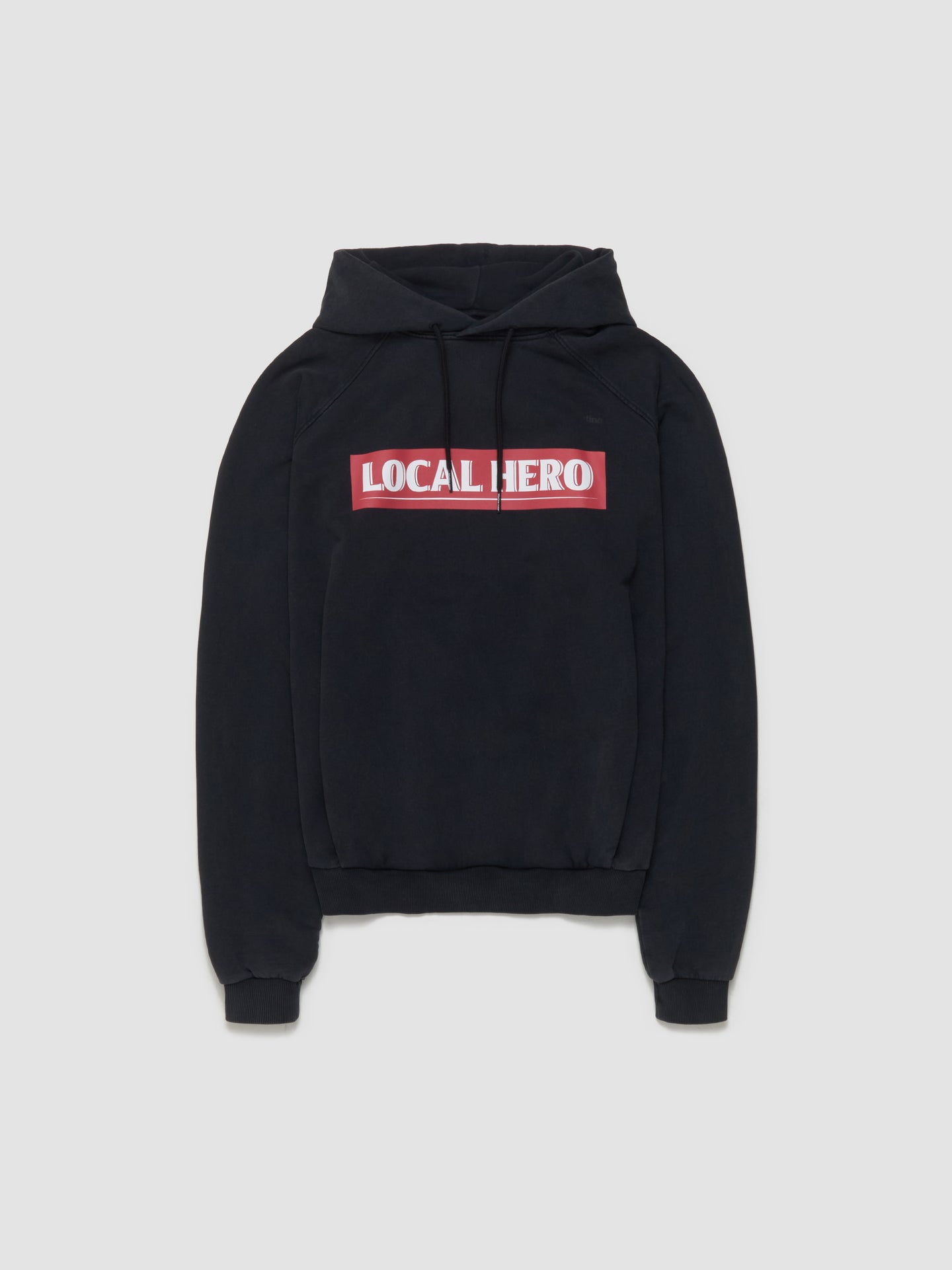 Raglan Hoodie in Black