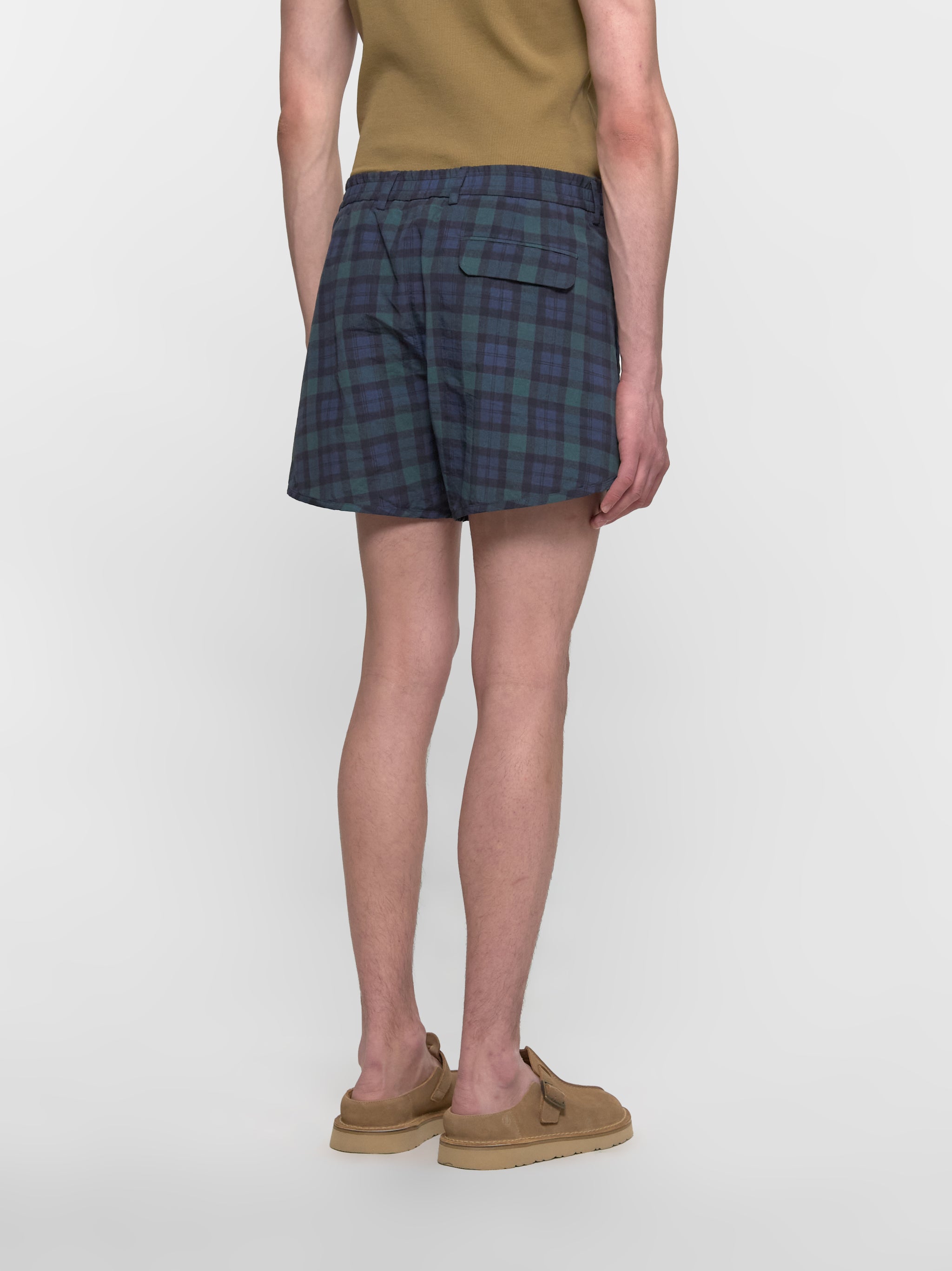 Tailored Gym Shorts in Black