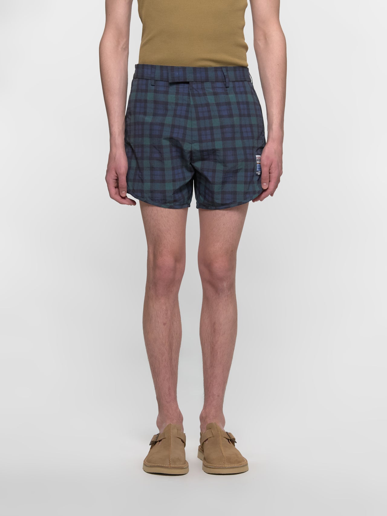 Tailored Gym Shorts in Black