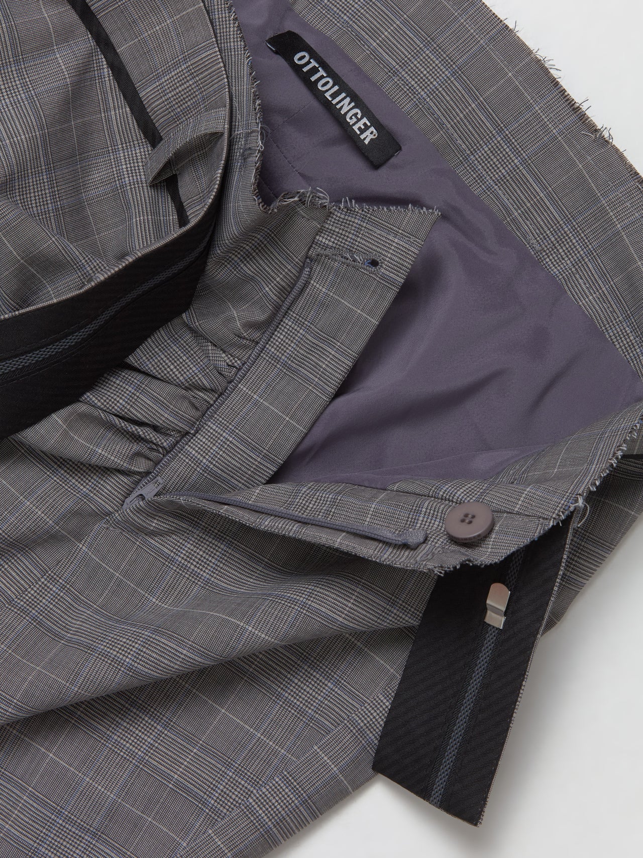 Drape Pencil Skirt in Grey