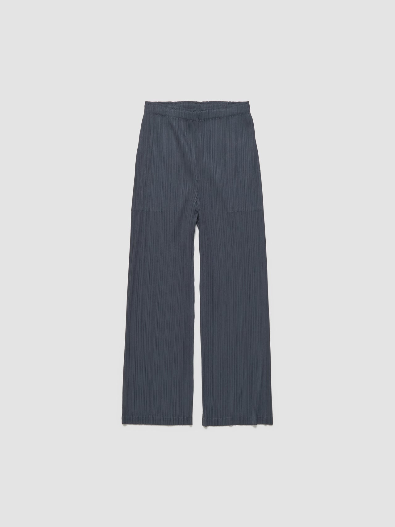 Pleated Pants in Steel Grey