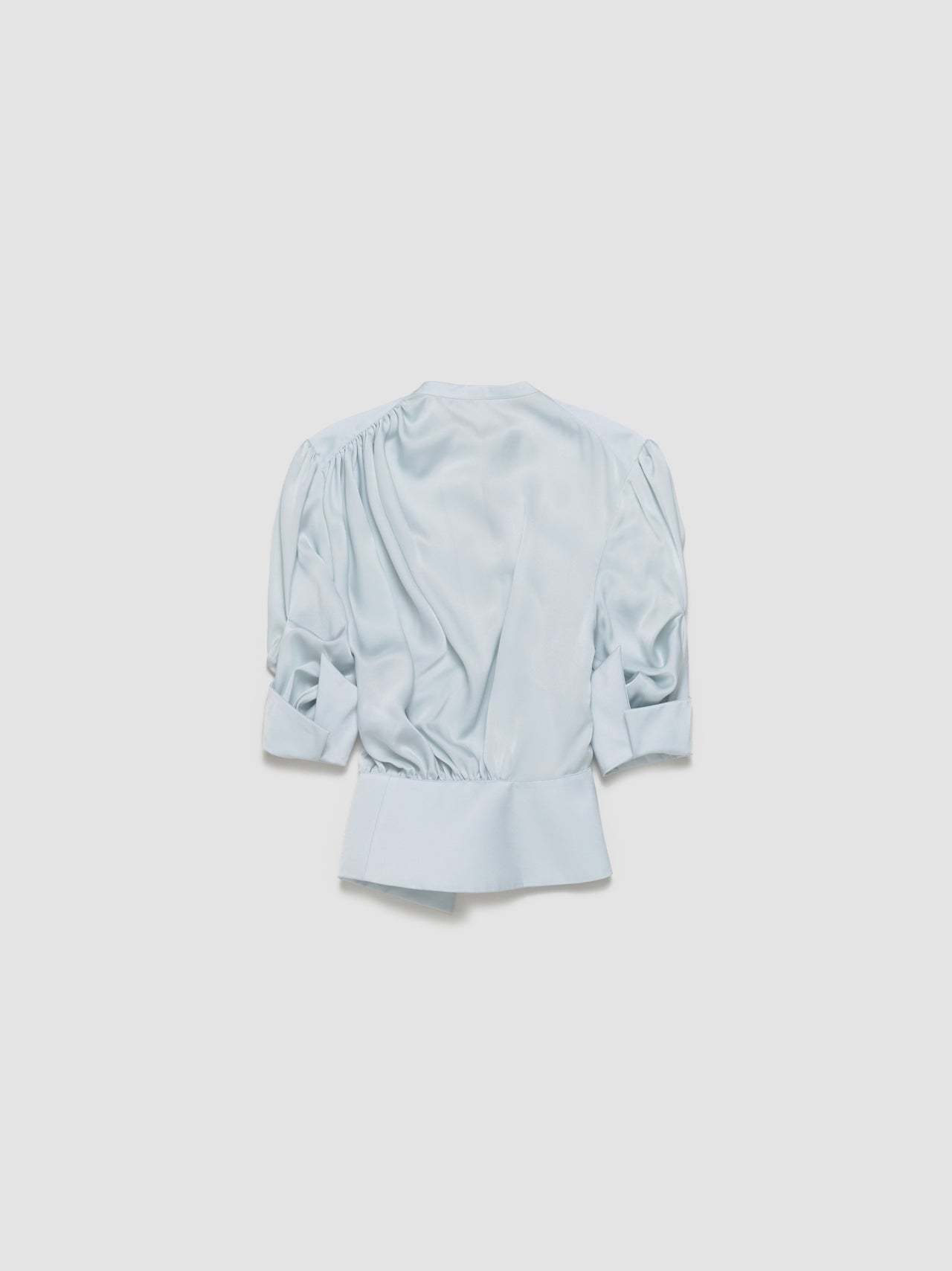 Twisted Blouse in Baby Blue
