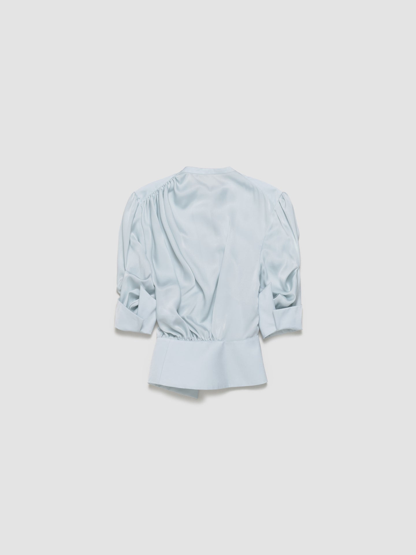 Twisted Blouse in Baby Blue