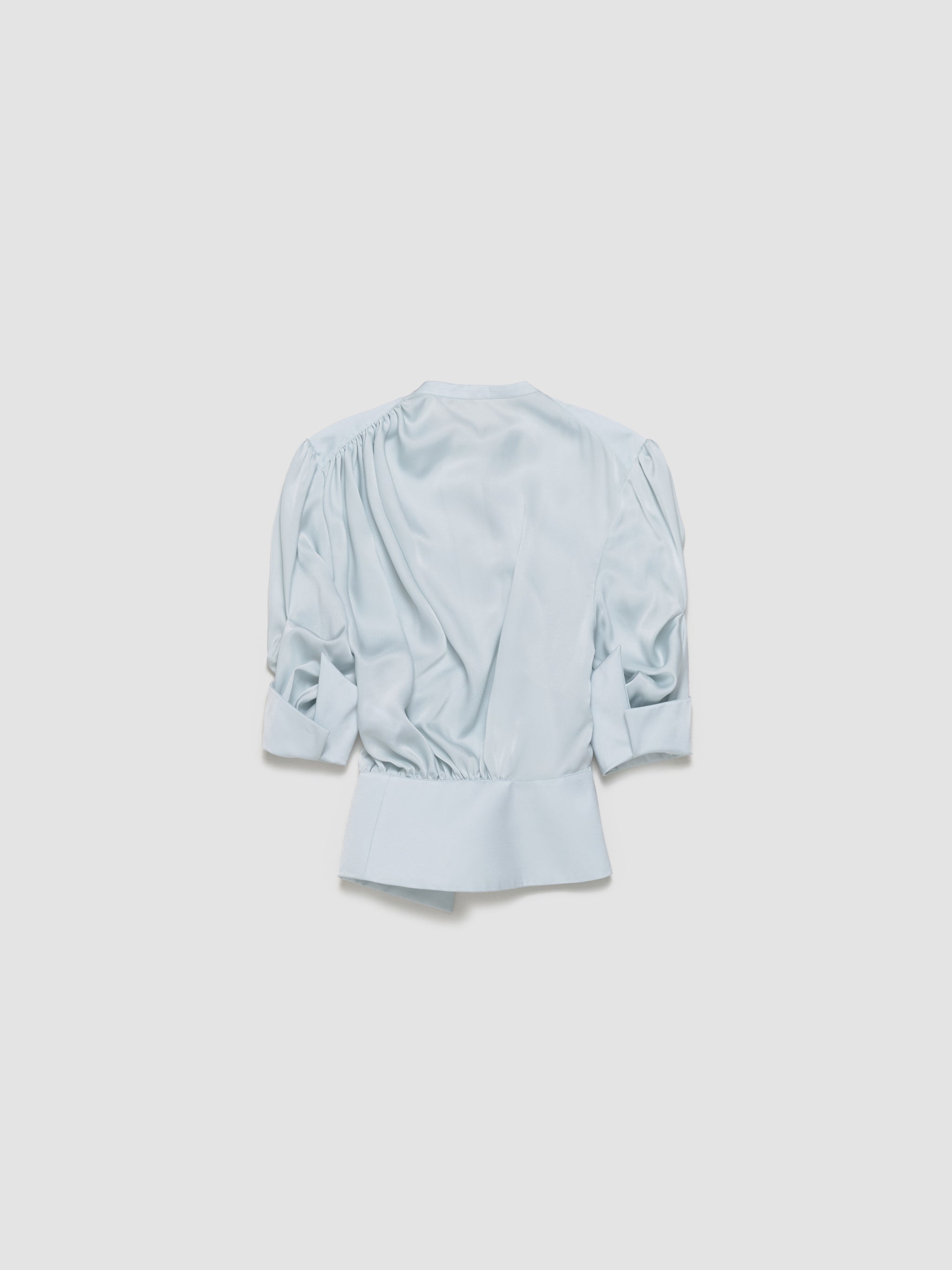 Twisted Blouse in Baby Blue