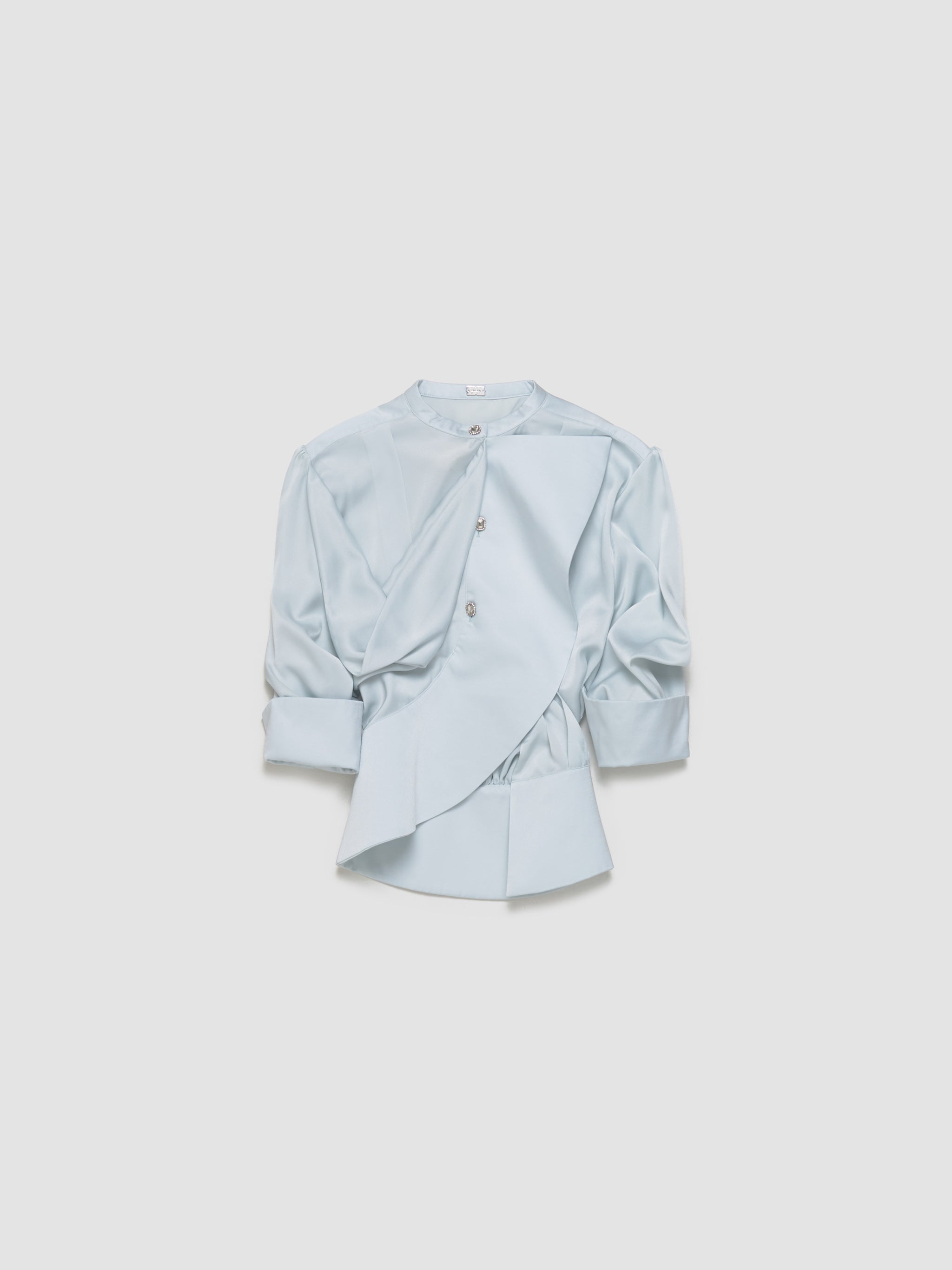 Twisted Blouse in Baby Blue