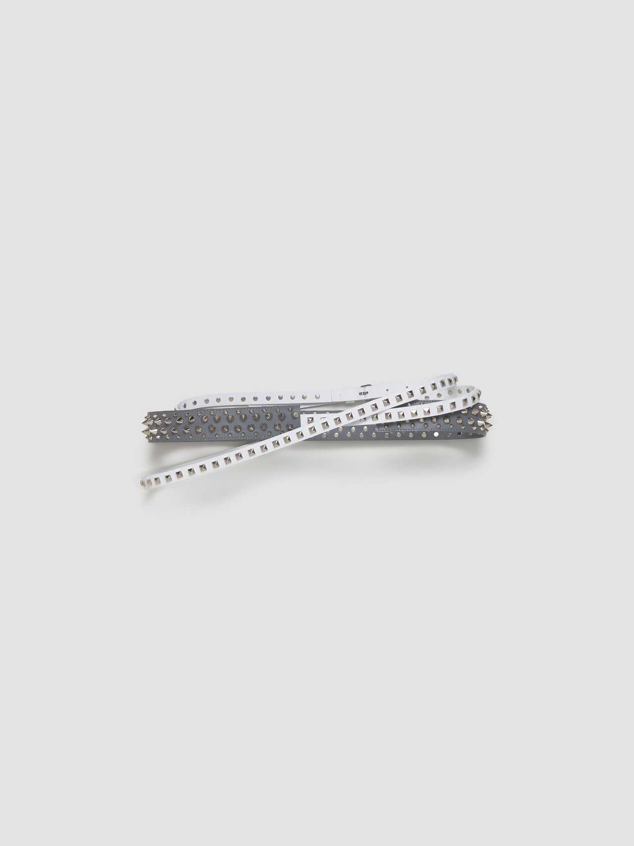 Tripple Belt in Grey & White