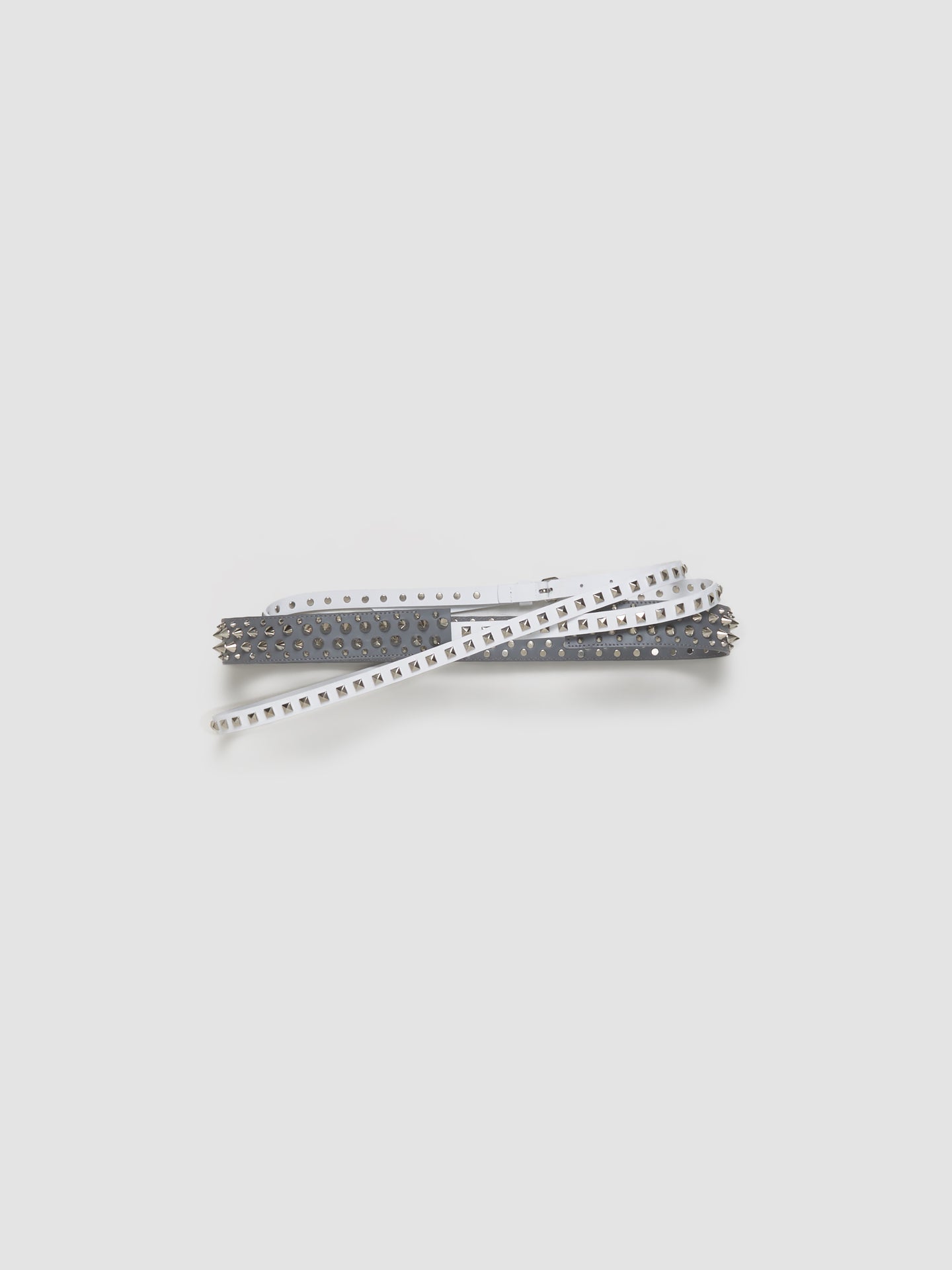 Tripple Belt in Grey & White